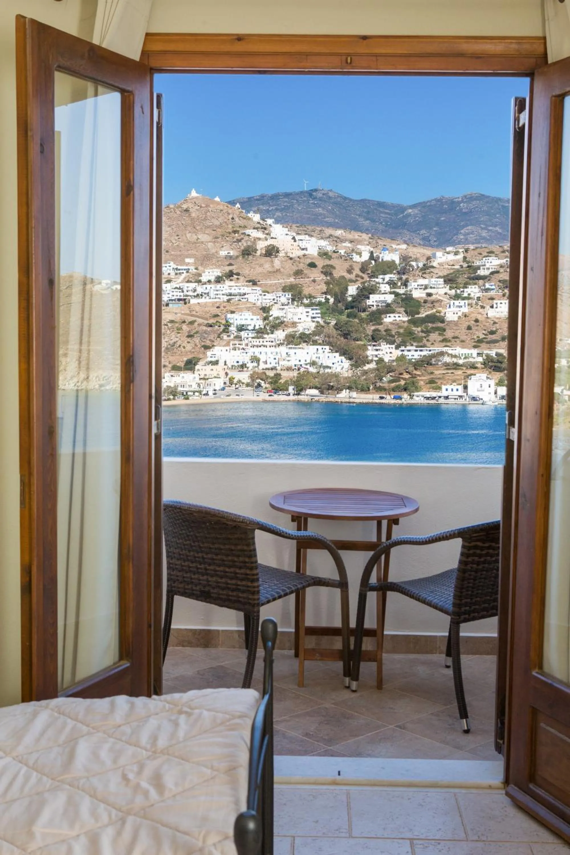 Balcony/Terrace in Seabreeze Hotel Ios
