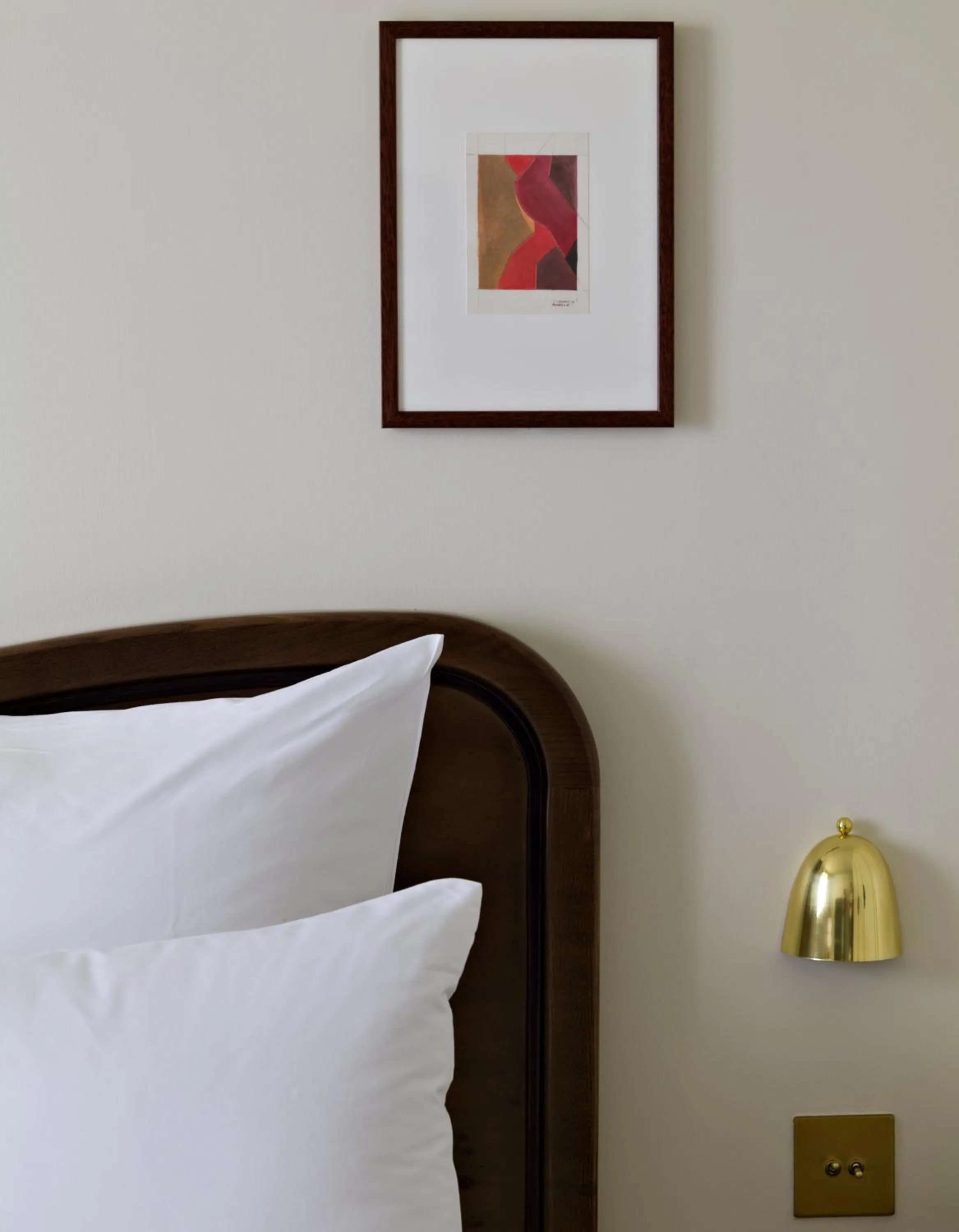 Bed in Hotel Rochechouart, a Member of Design Hotels