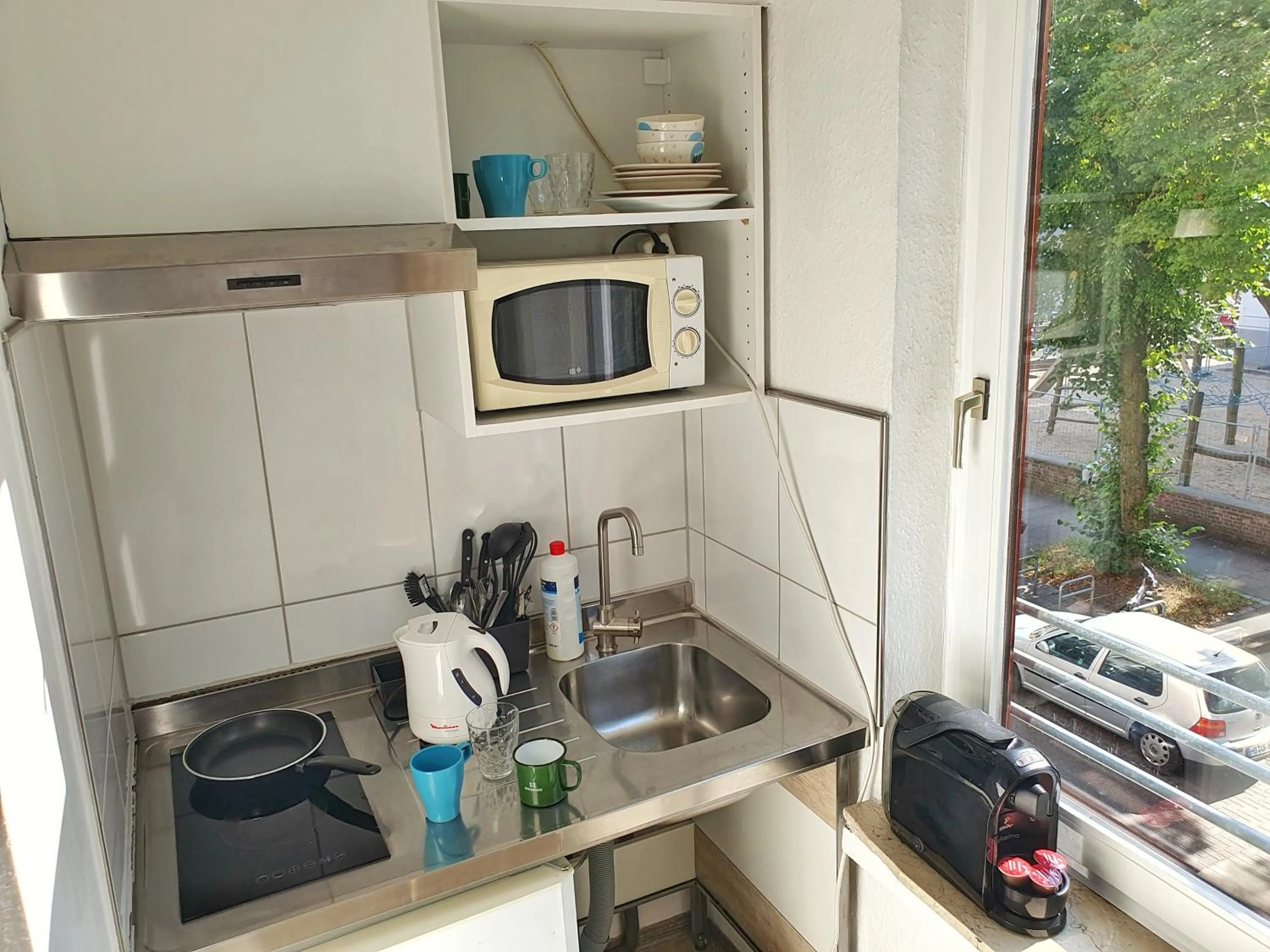 Coffee/tea facilities in Aparthotel B & L