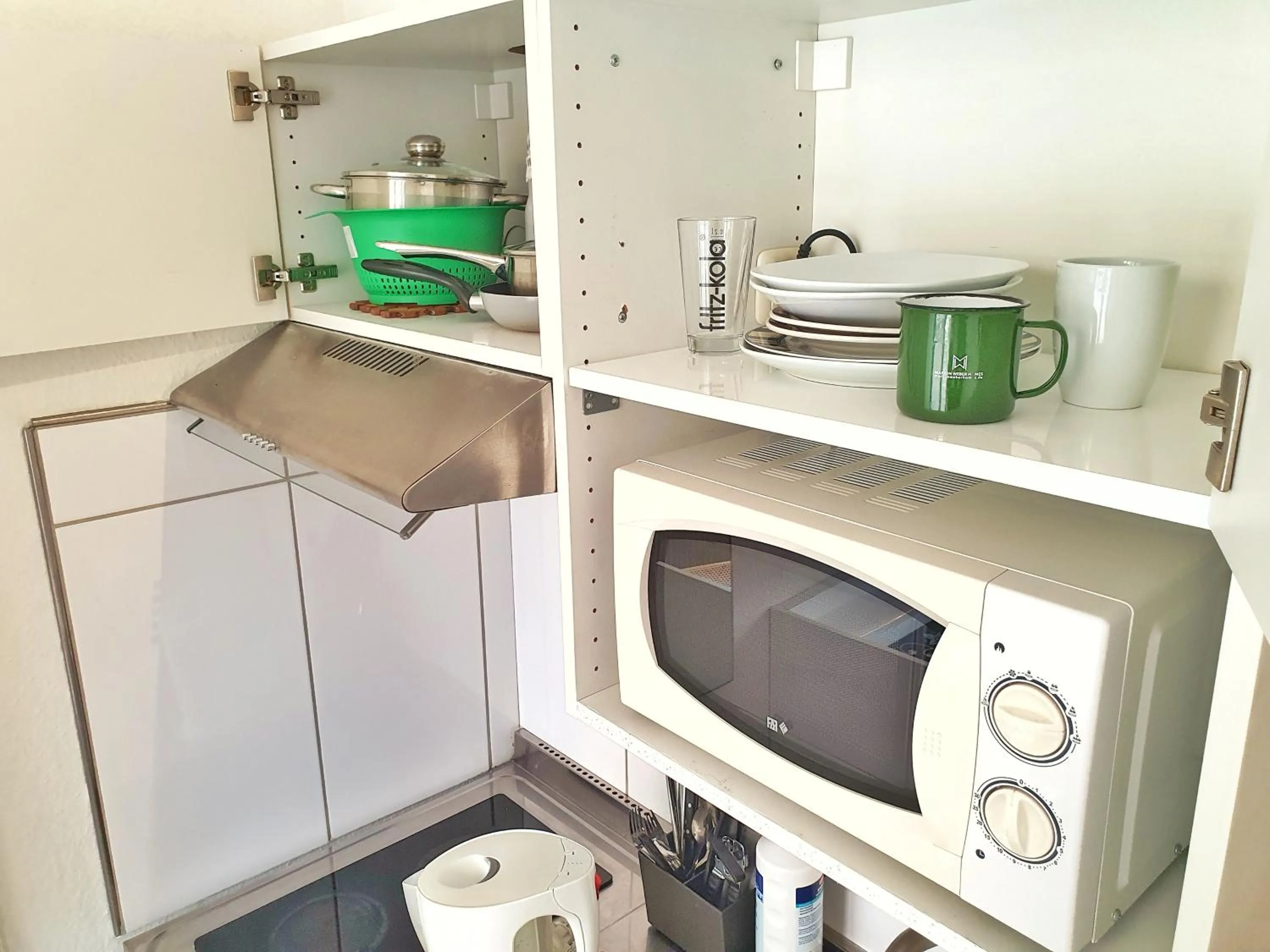 Kitchen or kitchenette in Aparthotel B & L