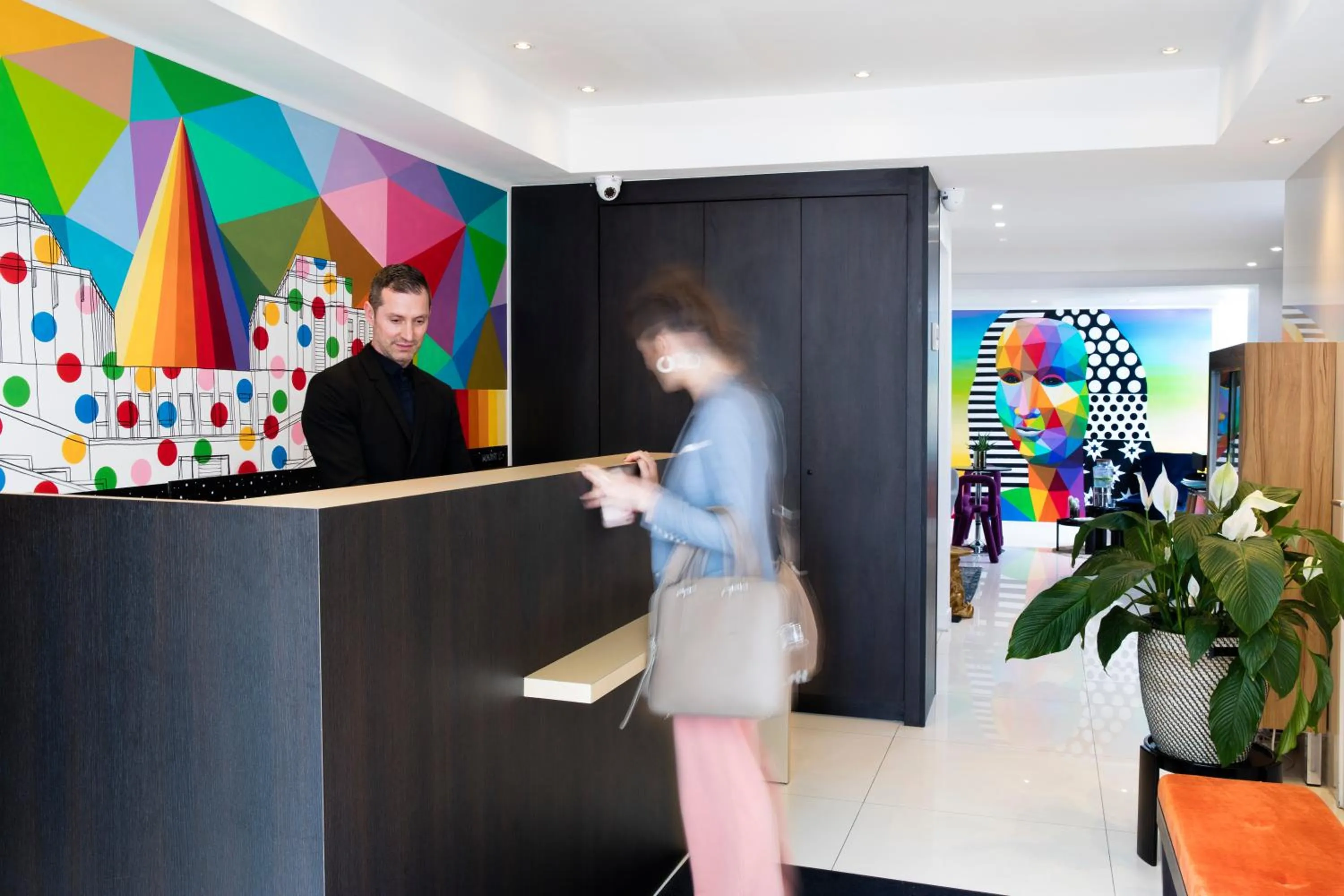 Lobby or reception in Hôtel Palais De Chaillot