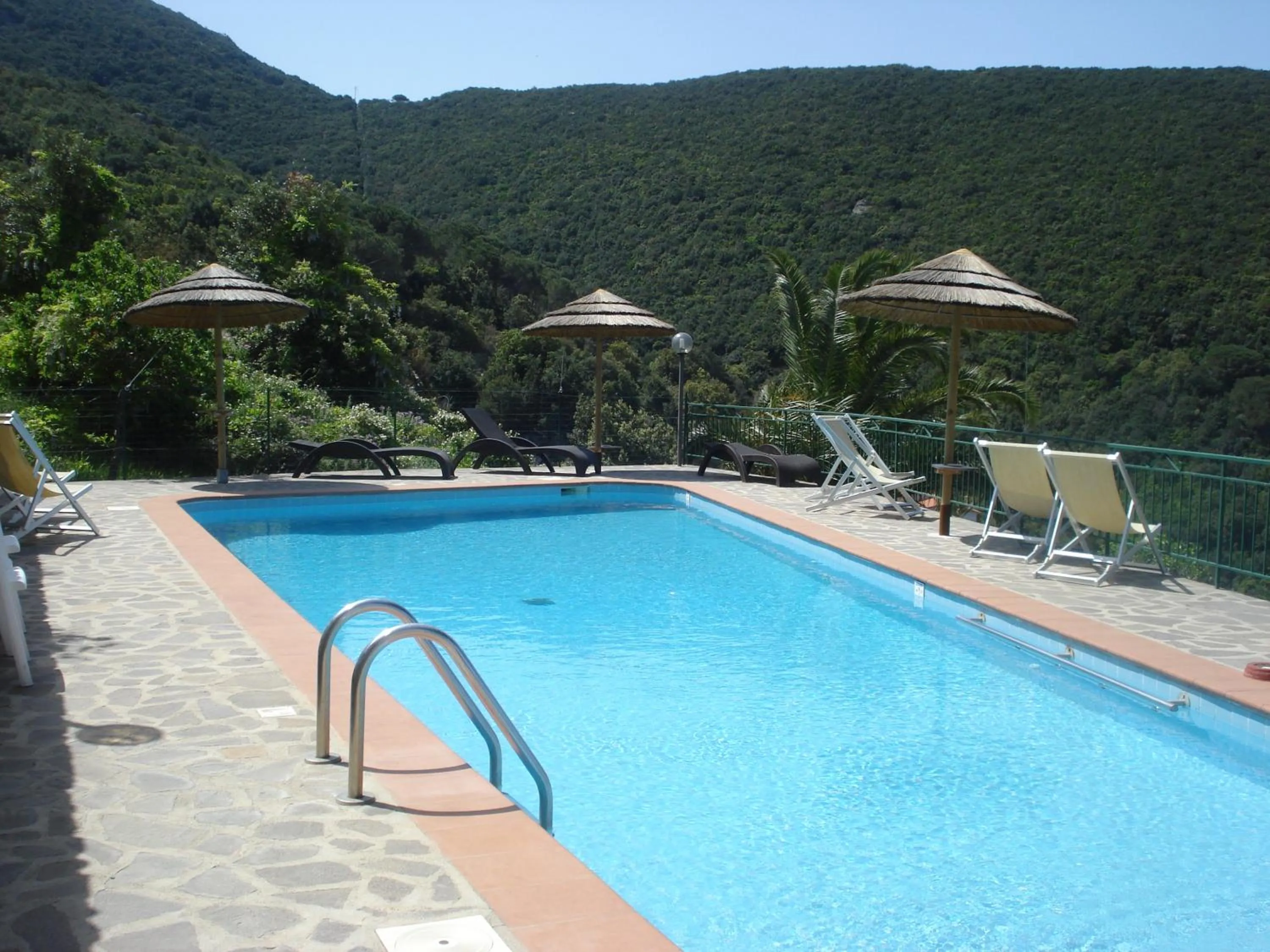 Swimming pool in Hotel Villa Rita