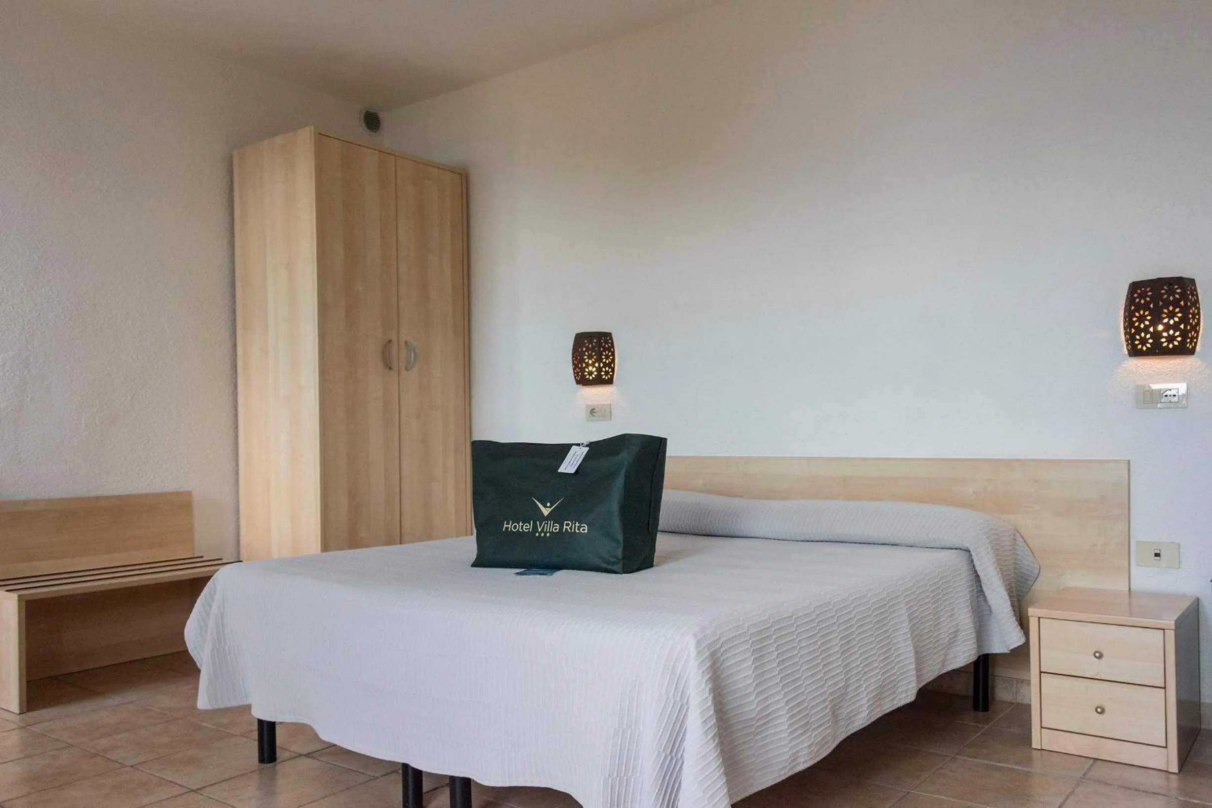 Bedroom, Bed in Hotel Villa Rita
