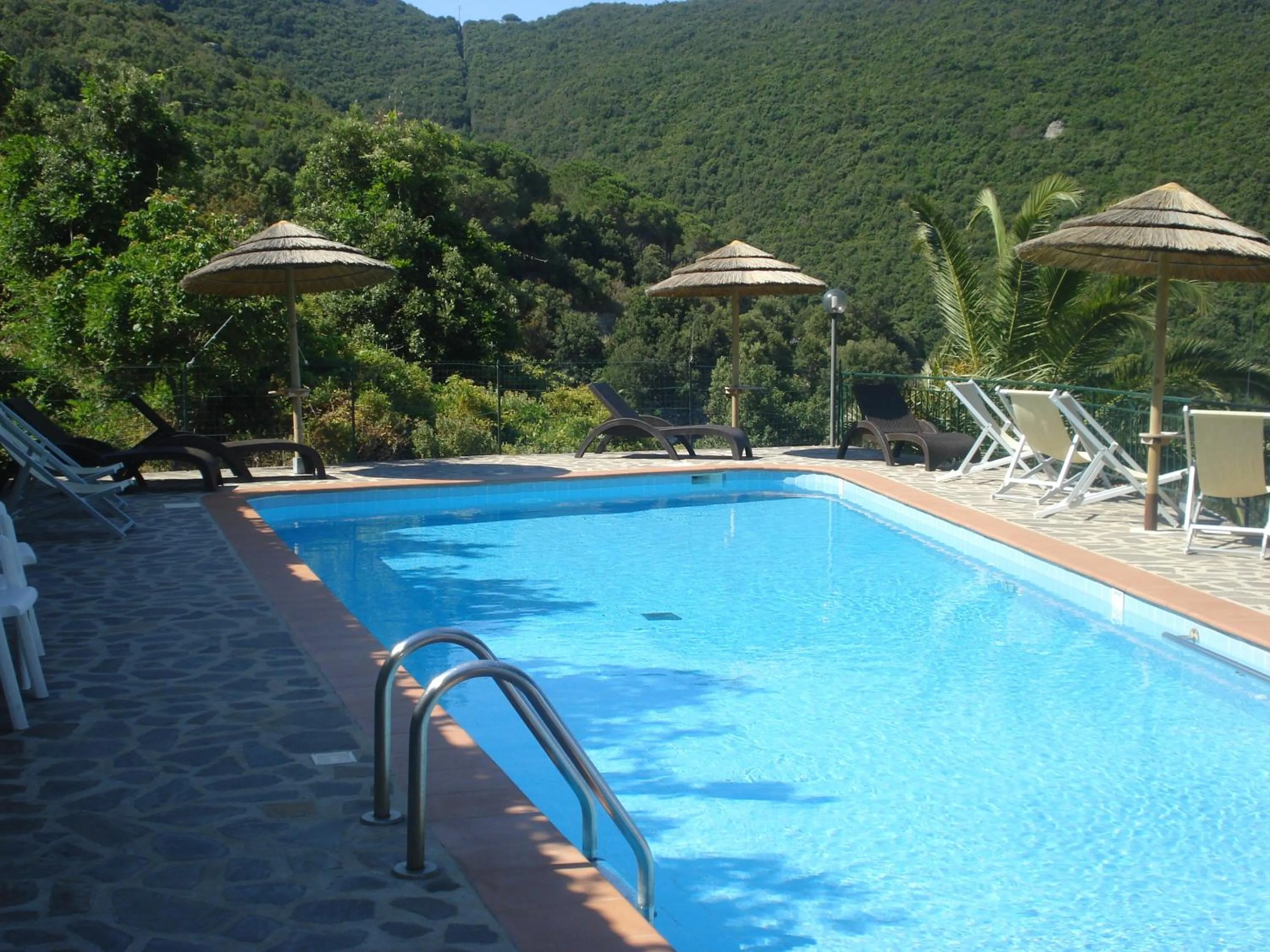 Swimming pool in Hotel Villa Rita