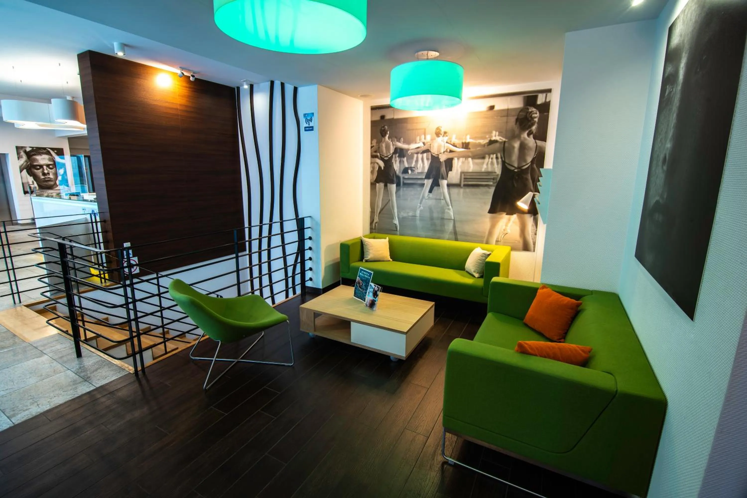 Lobby or reception in Flinski Sport X SPA, Boutique X Art