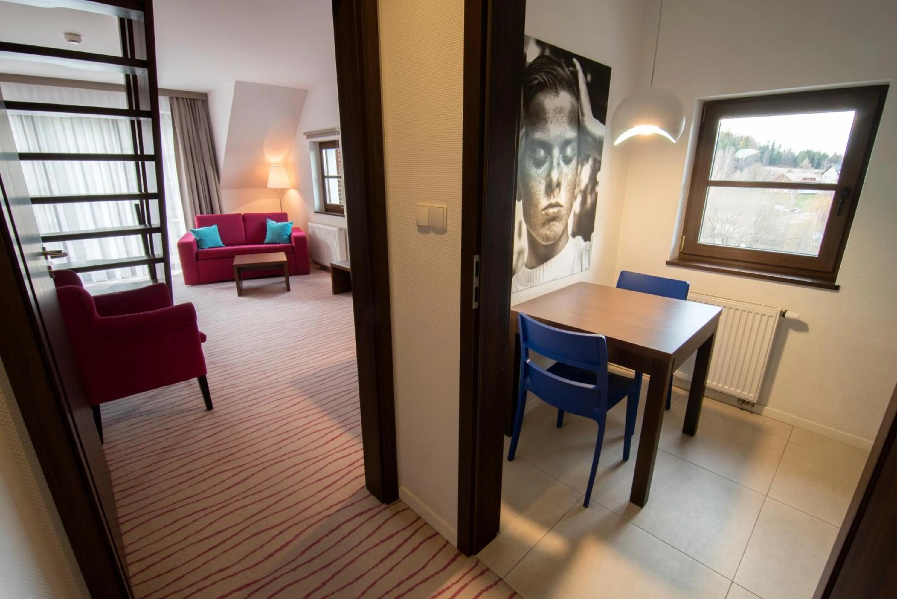 Living room in Flinski Sport X SPA, Boutique X Art