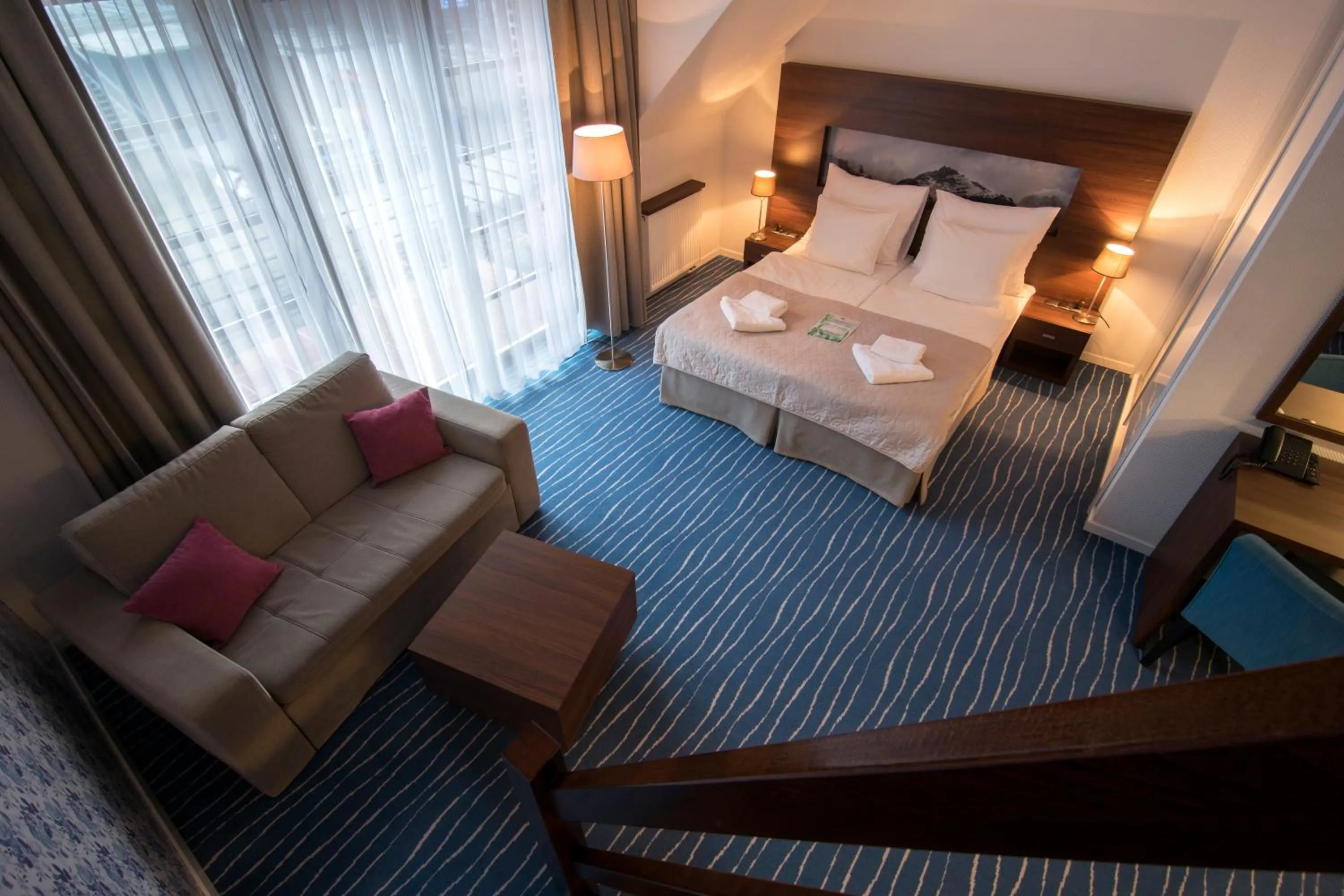 Bed in Flinski Sport X SPA, Boutique X Art