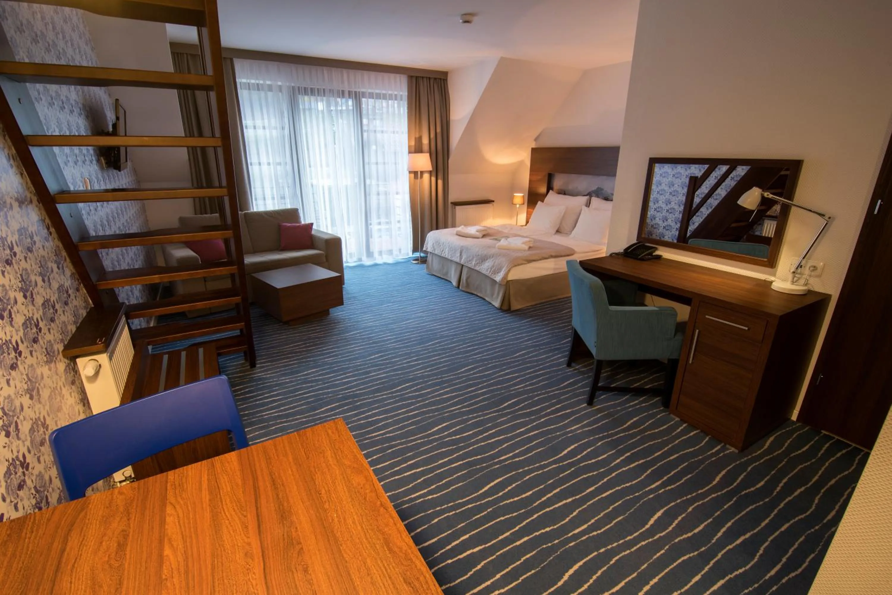 Bed in Flinski Sport X SPA, Boutique X Art