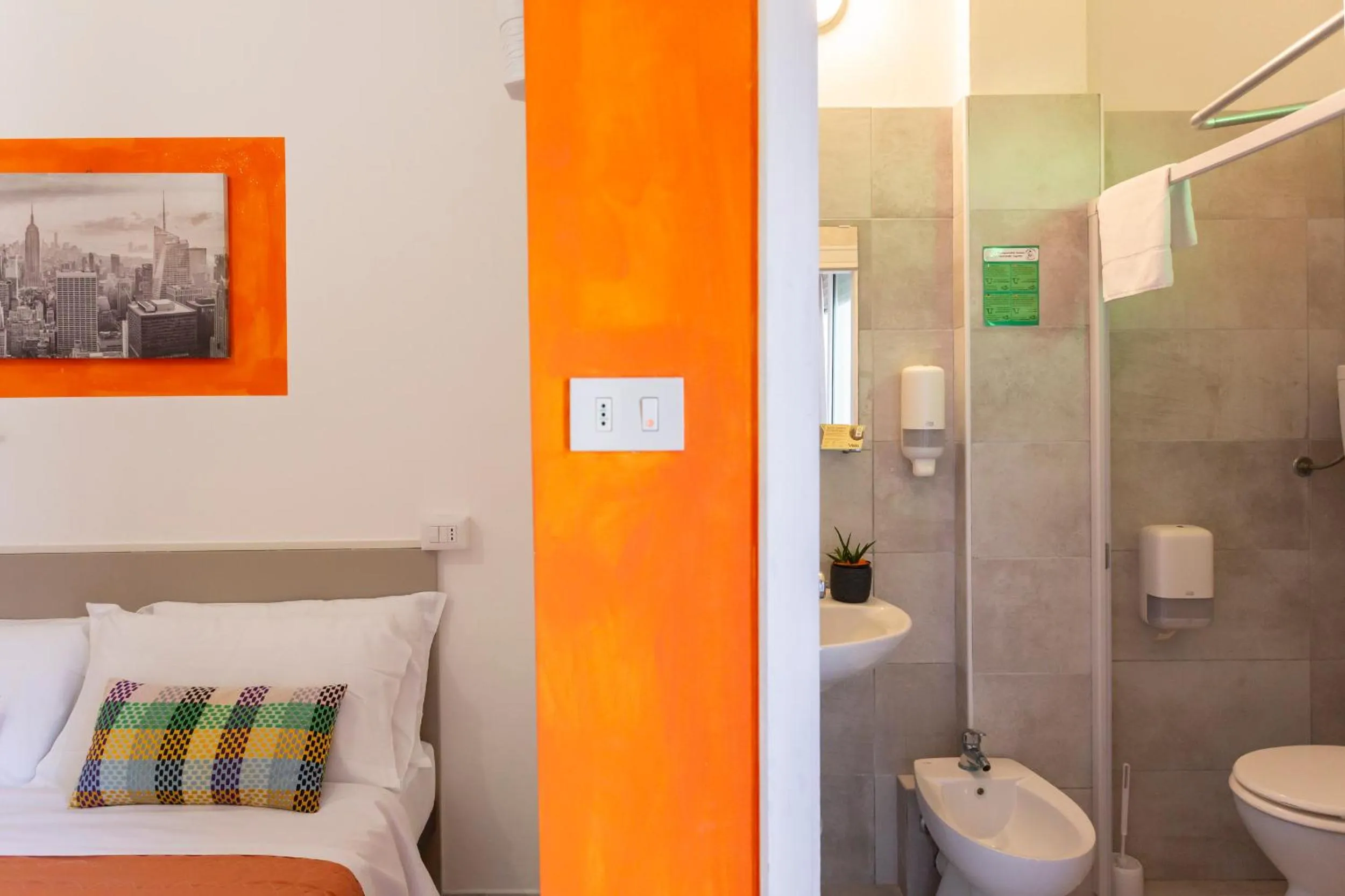 Bathroom, Bed in Hotel A Casa Nostra