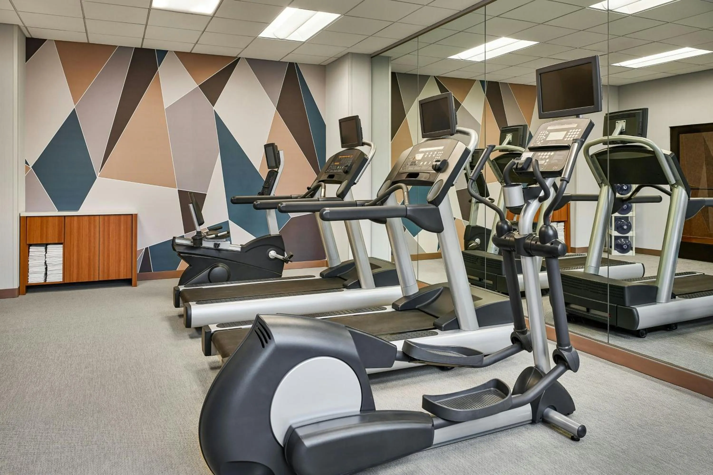 Fitness centre/facilities in SpringHill Suites by Marriott Deadwood