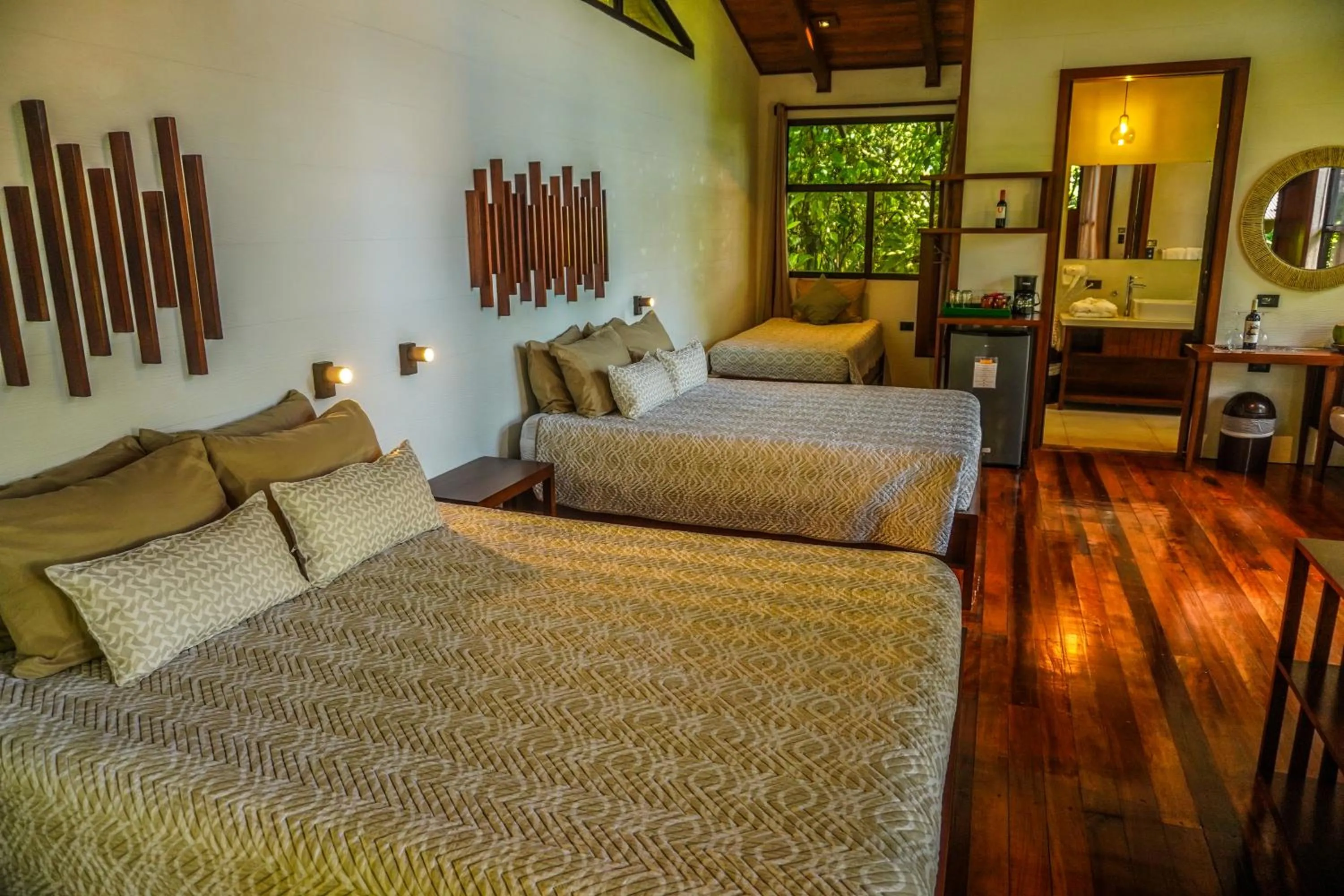 Bed in Maquenque Lodge