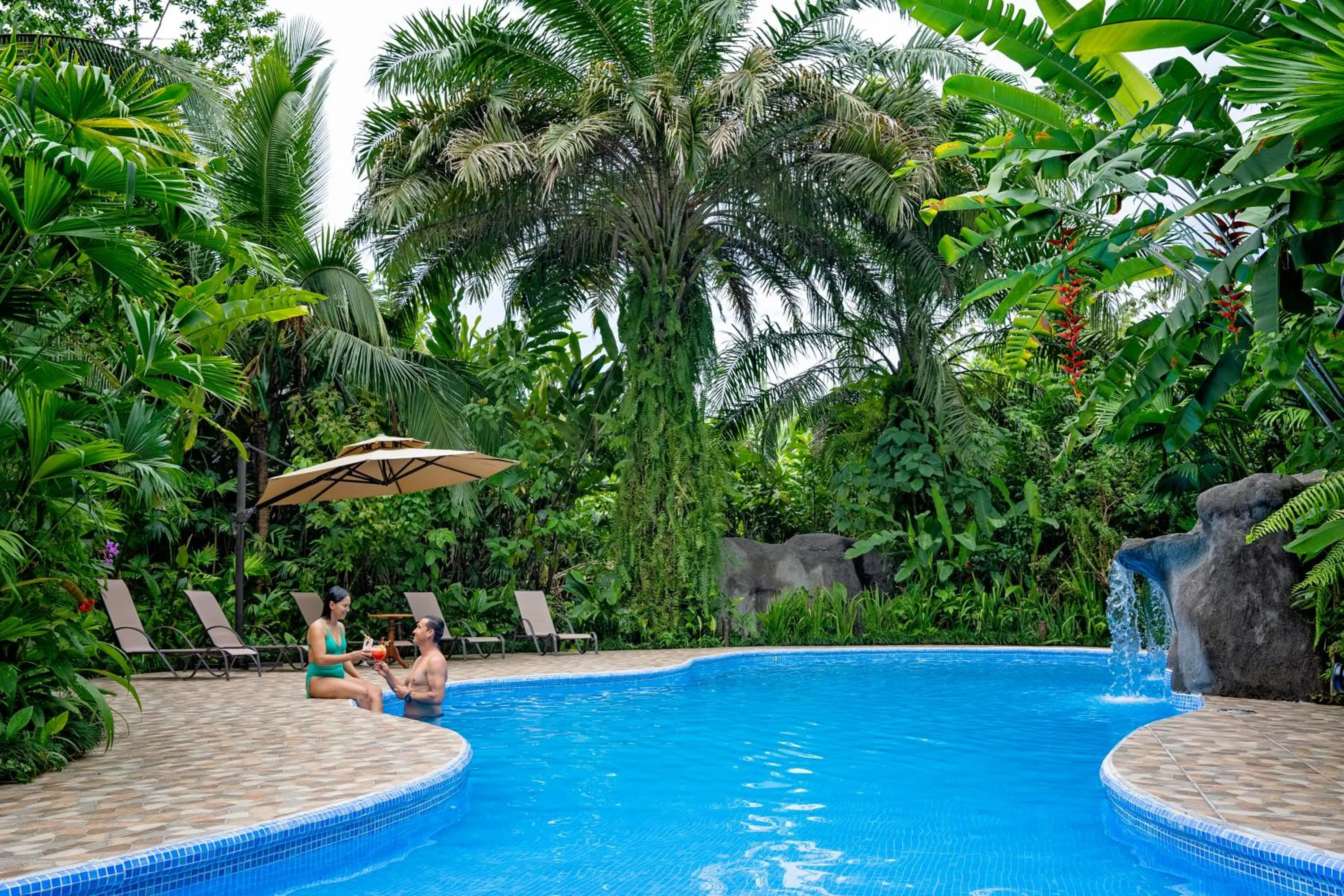 Pool view in Maquenque Lodge
