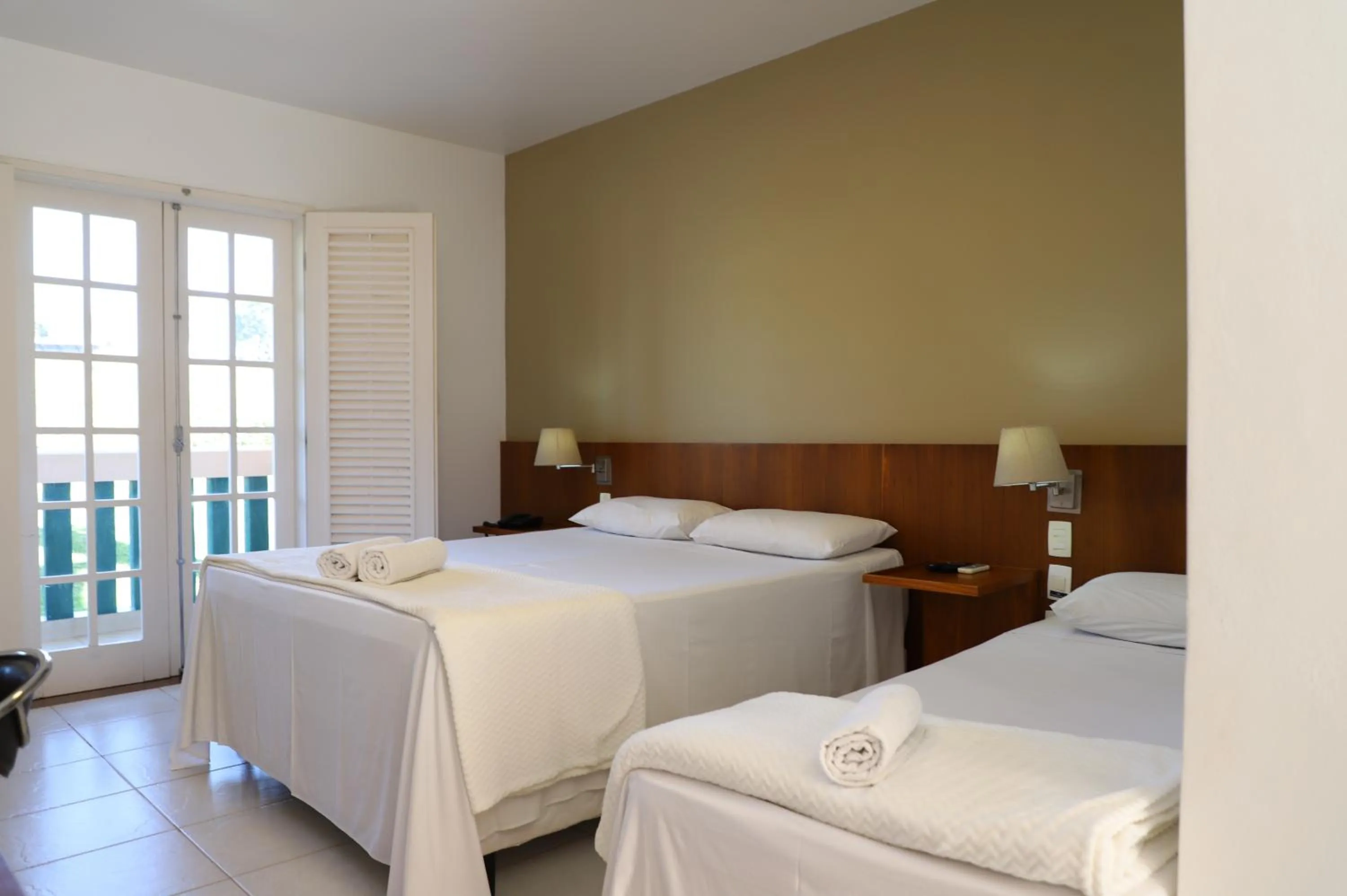 Bed in Engenho da Serra Hotel EcoResort