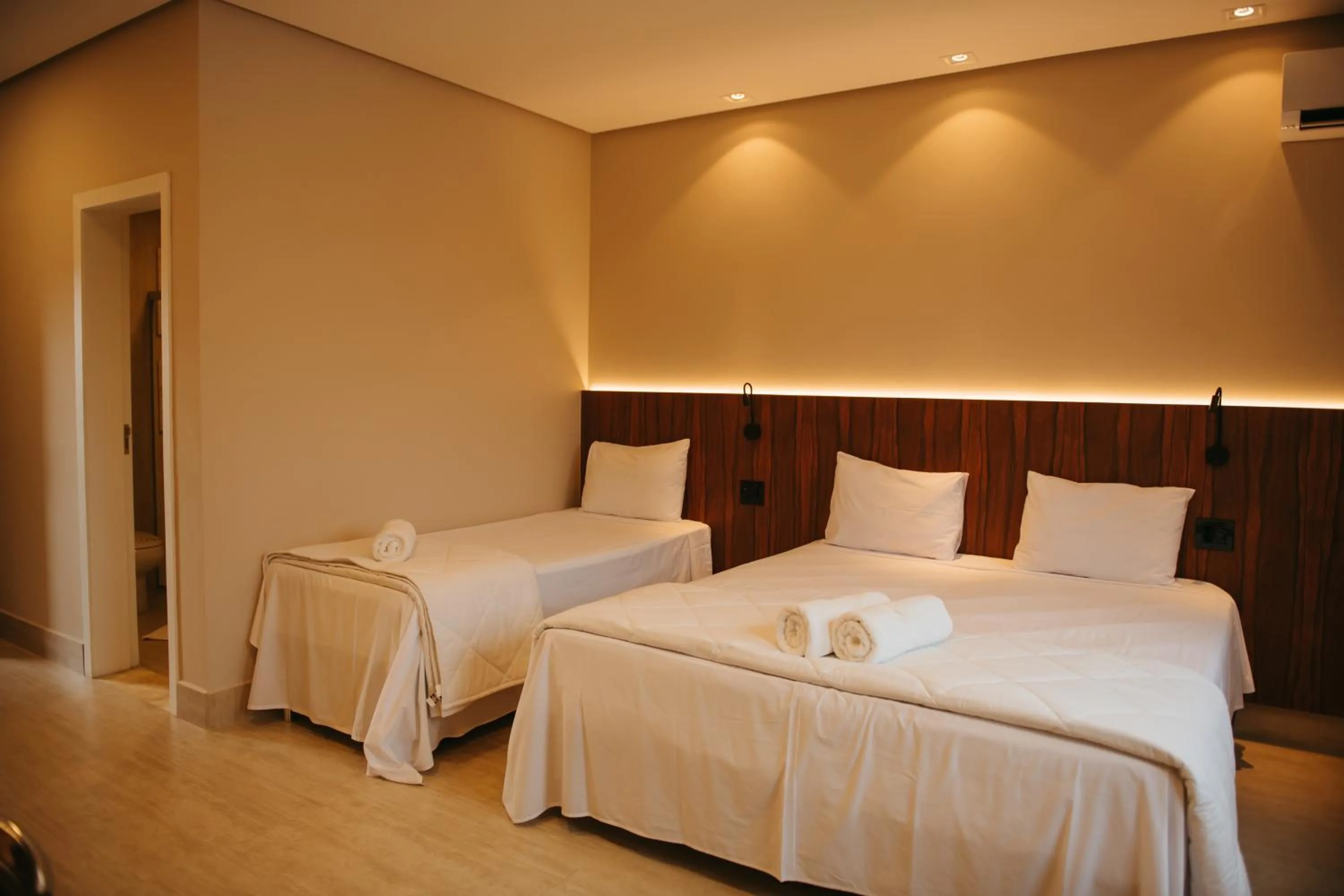 Bed in Engenho da Serra Hotel EcoResort