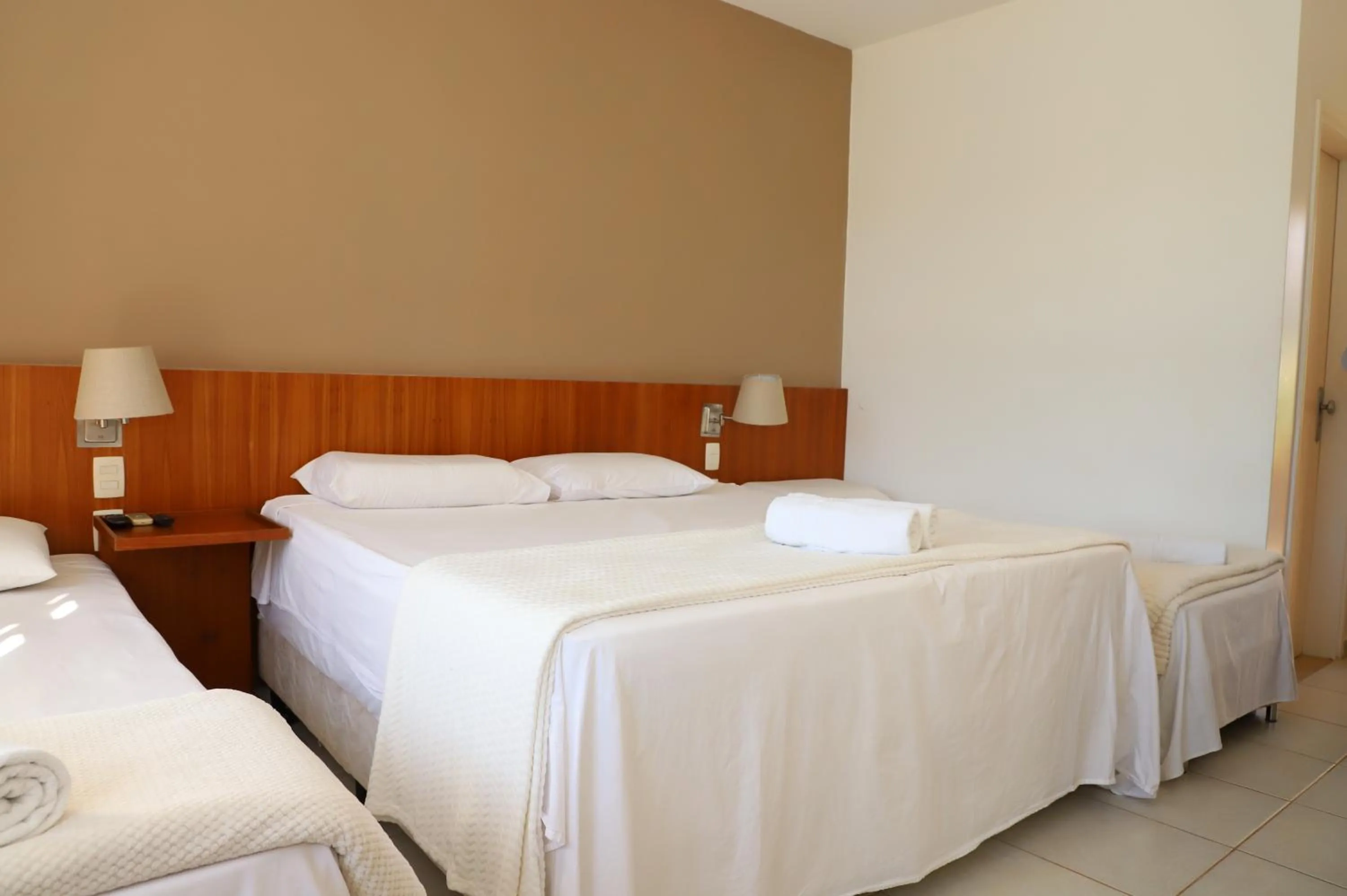 Bed in Engenho da Serra Hotel EcoResort