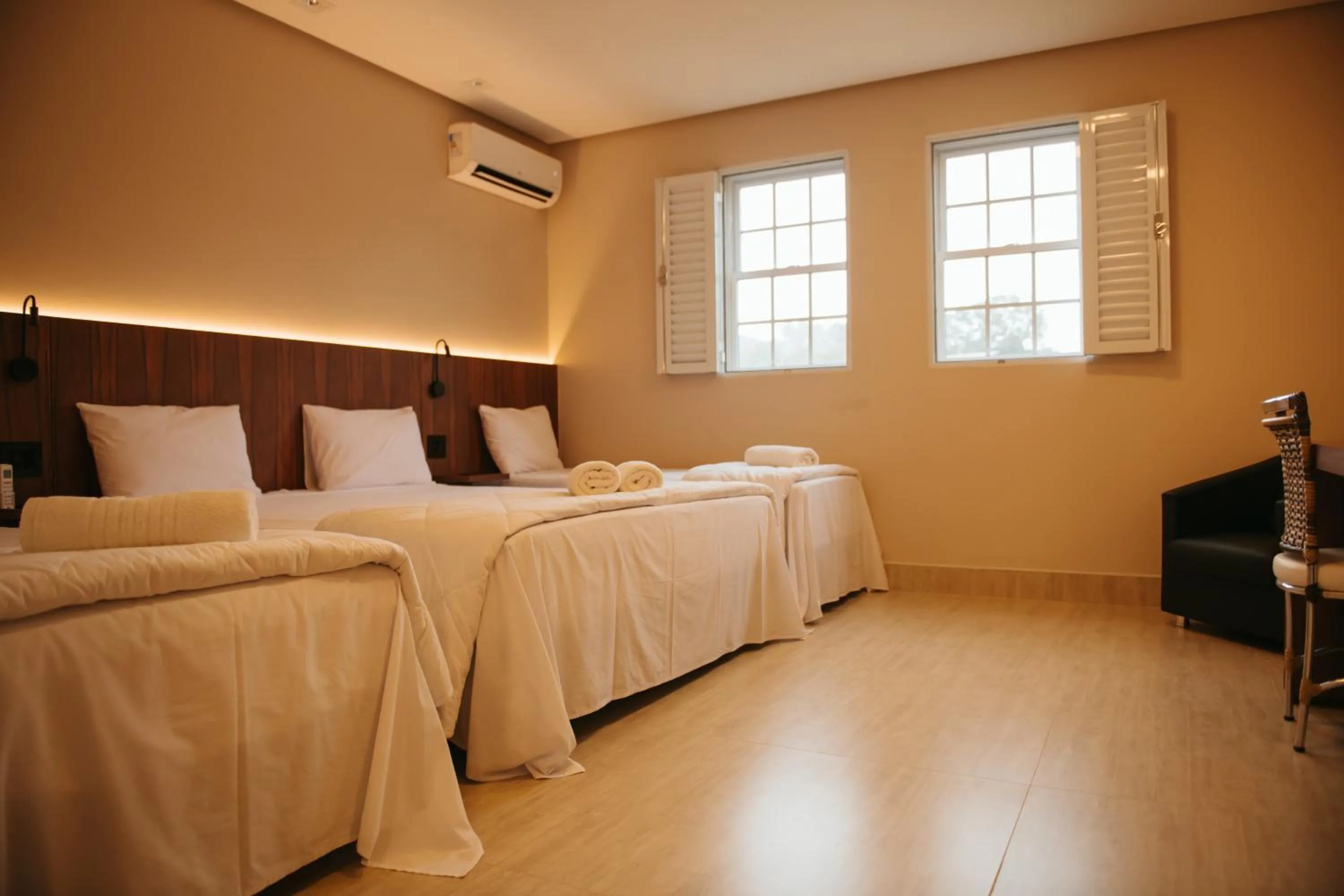 Bed in Engenho da Serra Hotel EcoResort