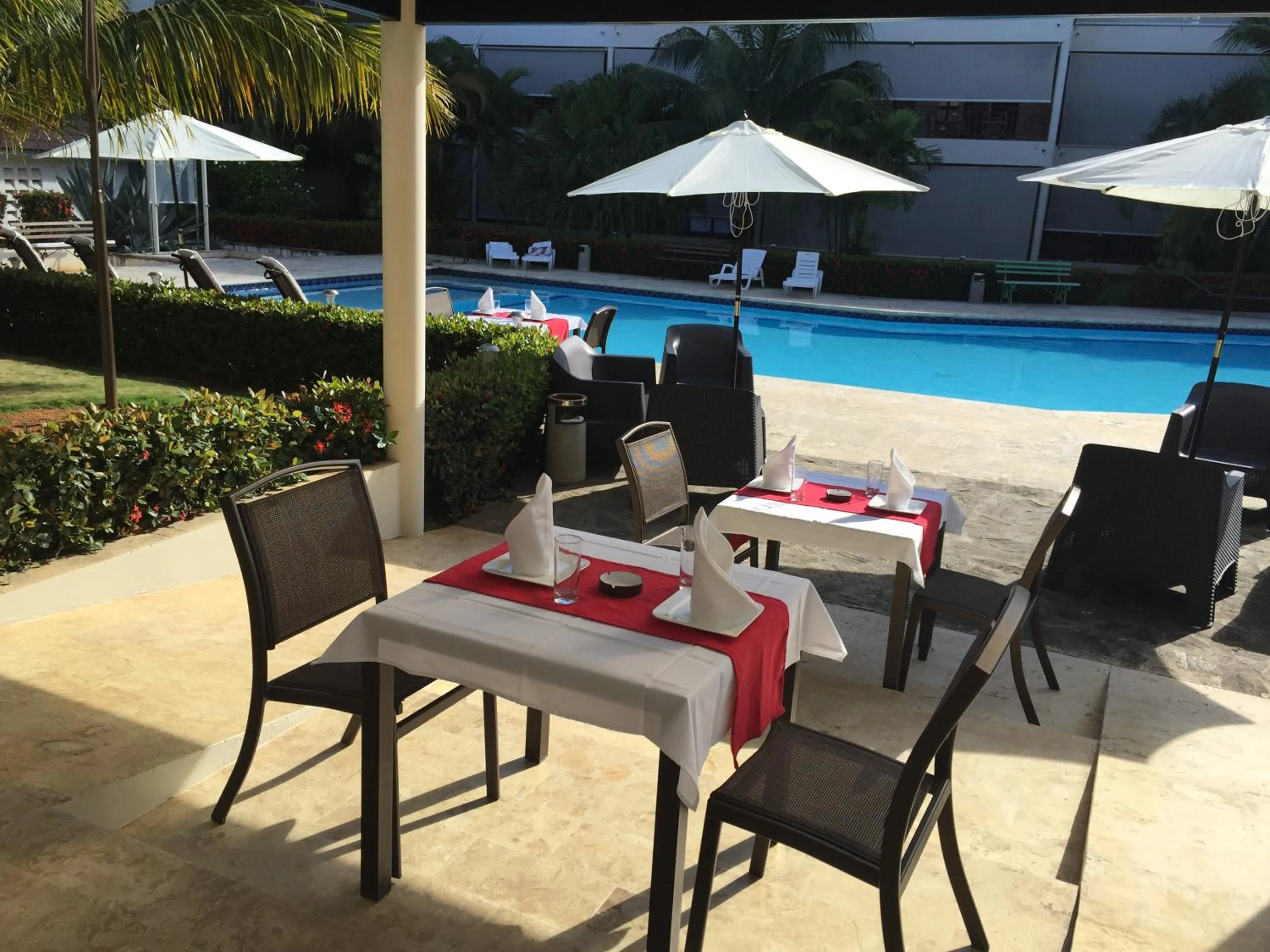 Pool view in Savoy Hotel Boutique