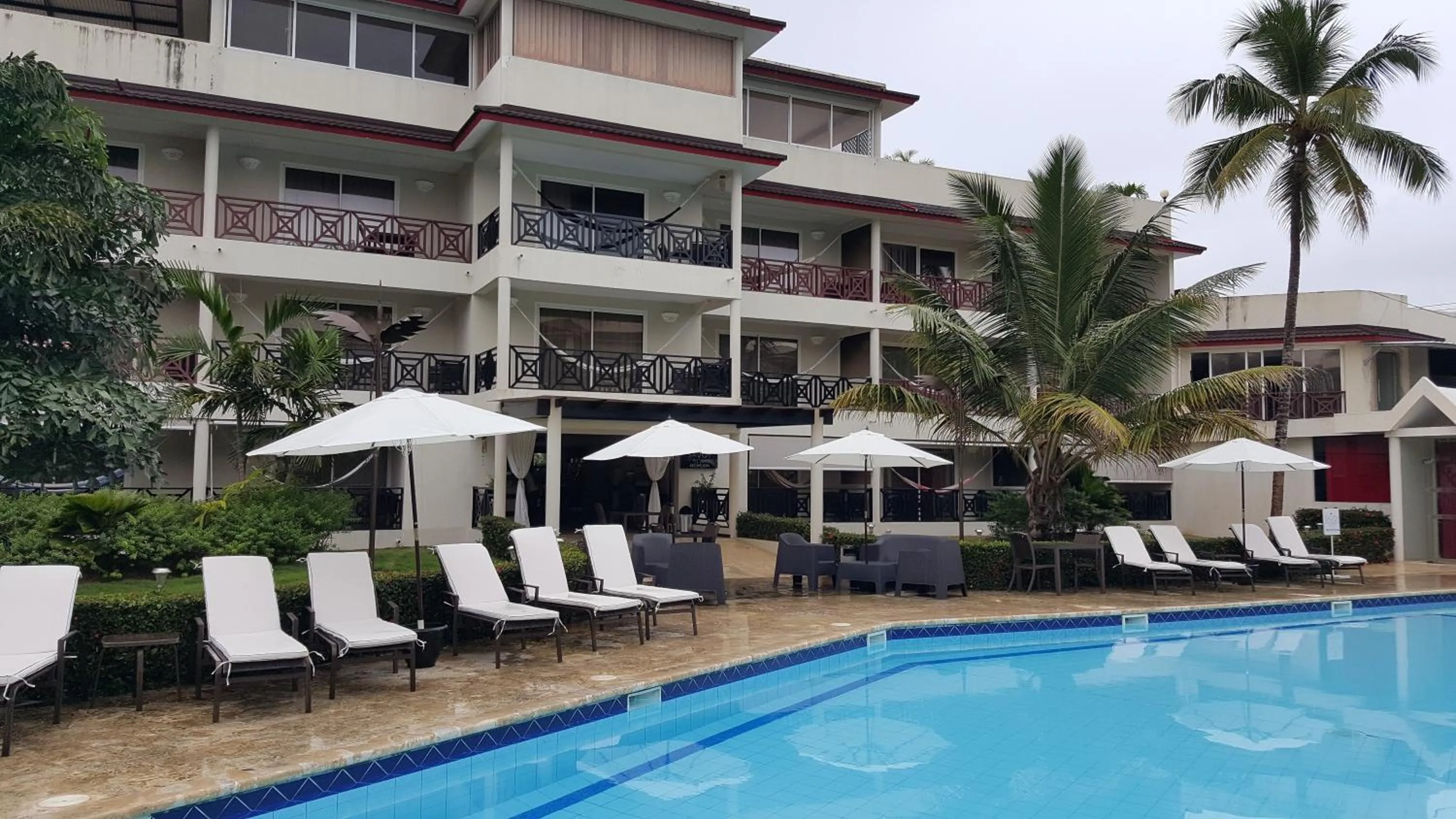 Pool view in Savoy Hotel Boutique