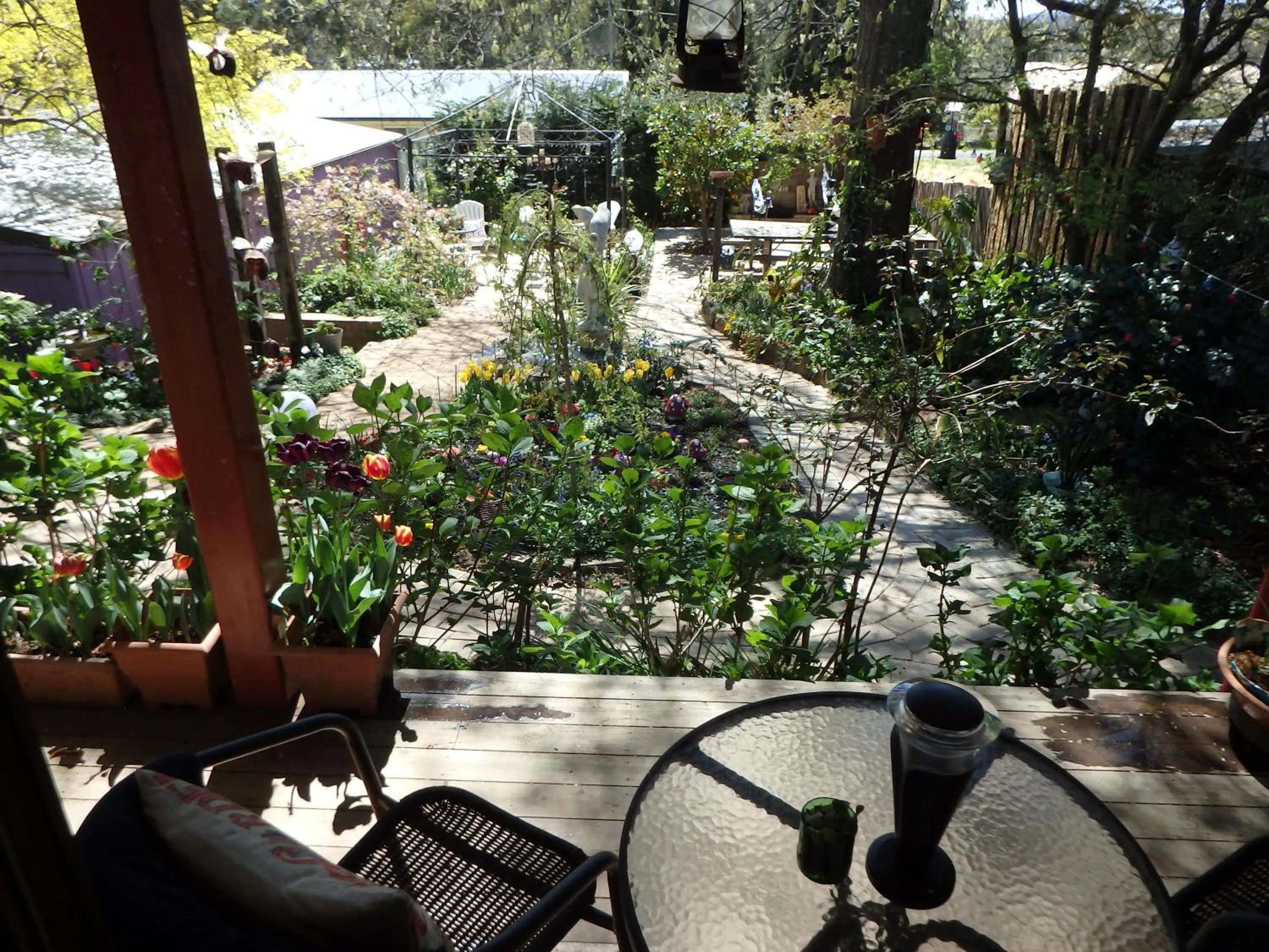 Patio in Bowral Road Art Gallery Bed and Breakfast