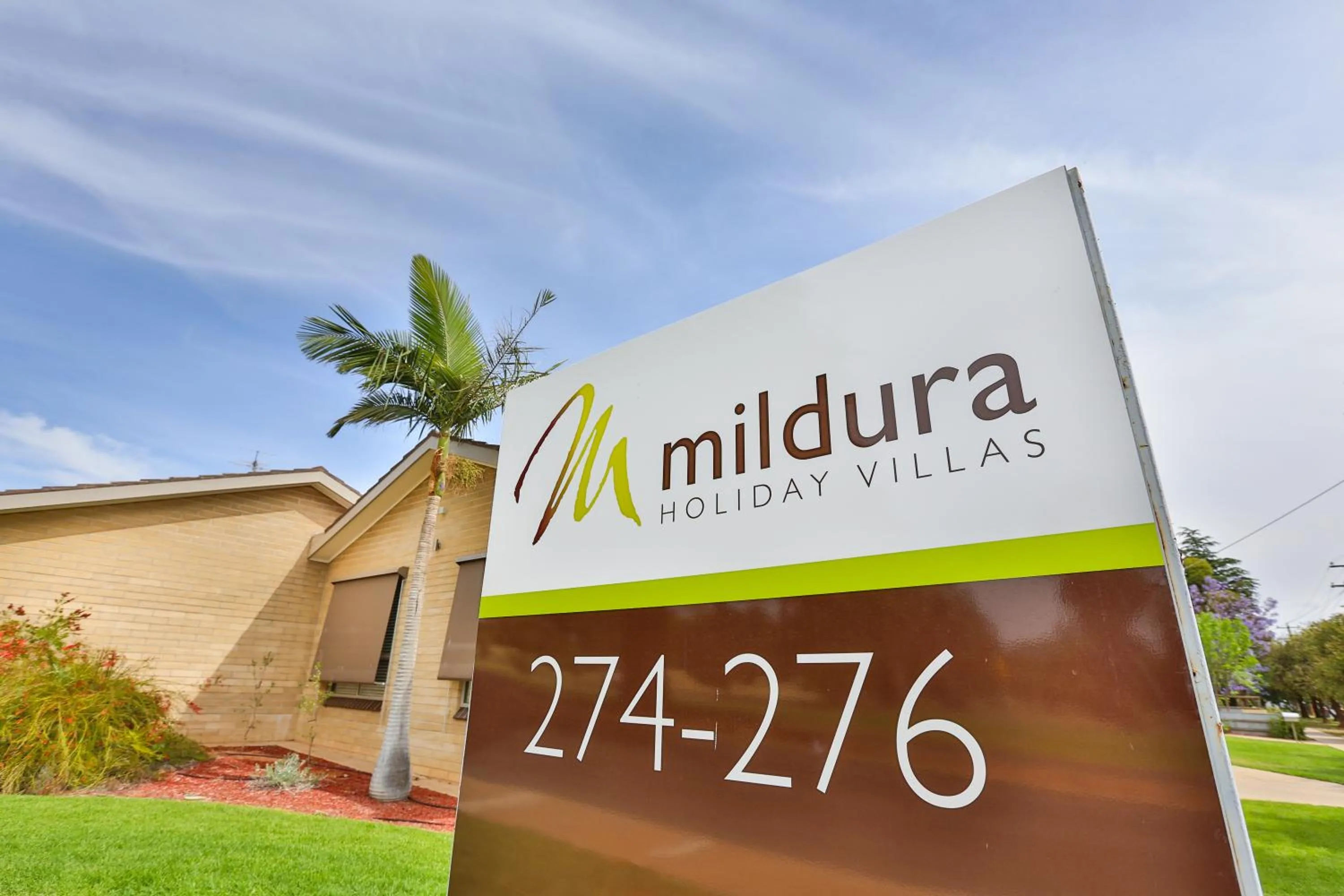 Facade/entrance in Mildura Holiday Villas