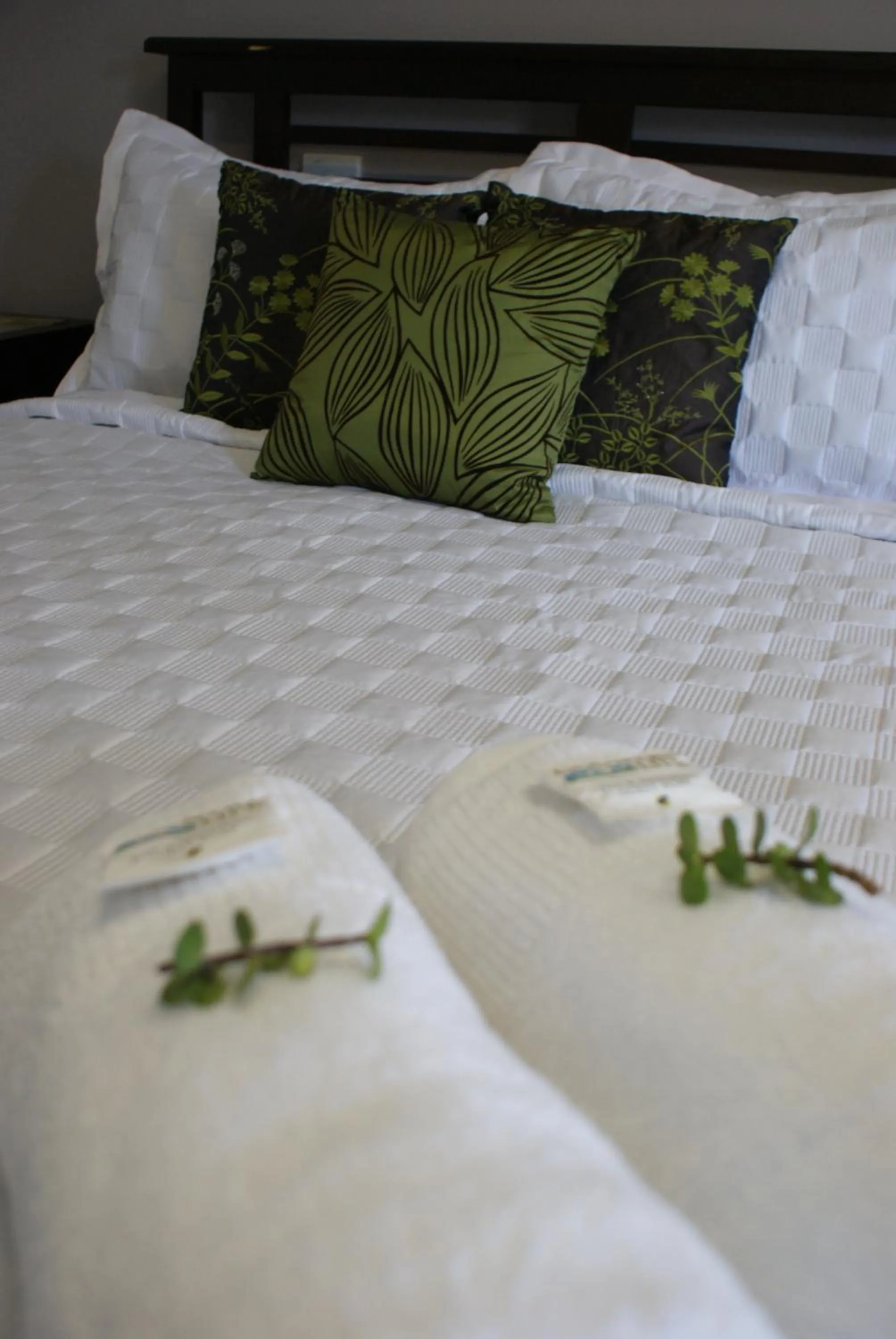 Decorative detail, Bed in Karuah Riverside Motel