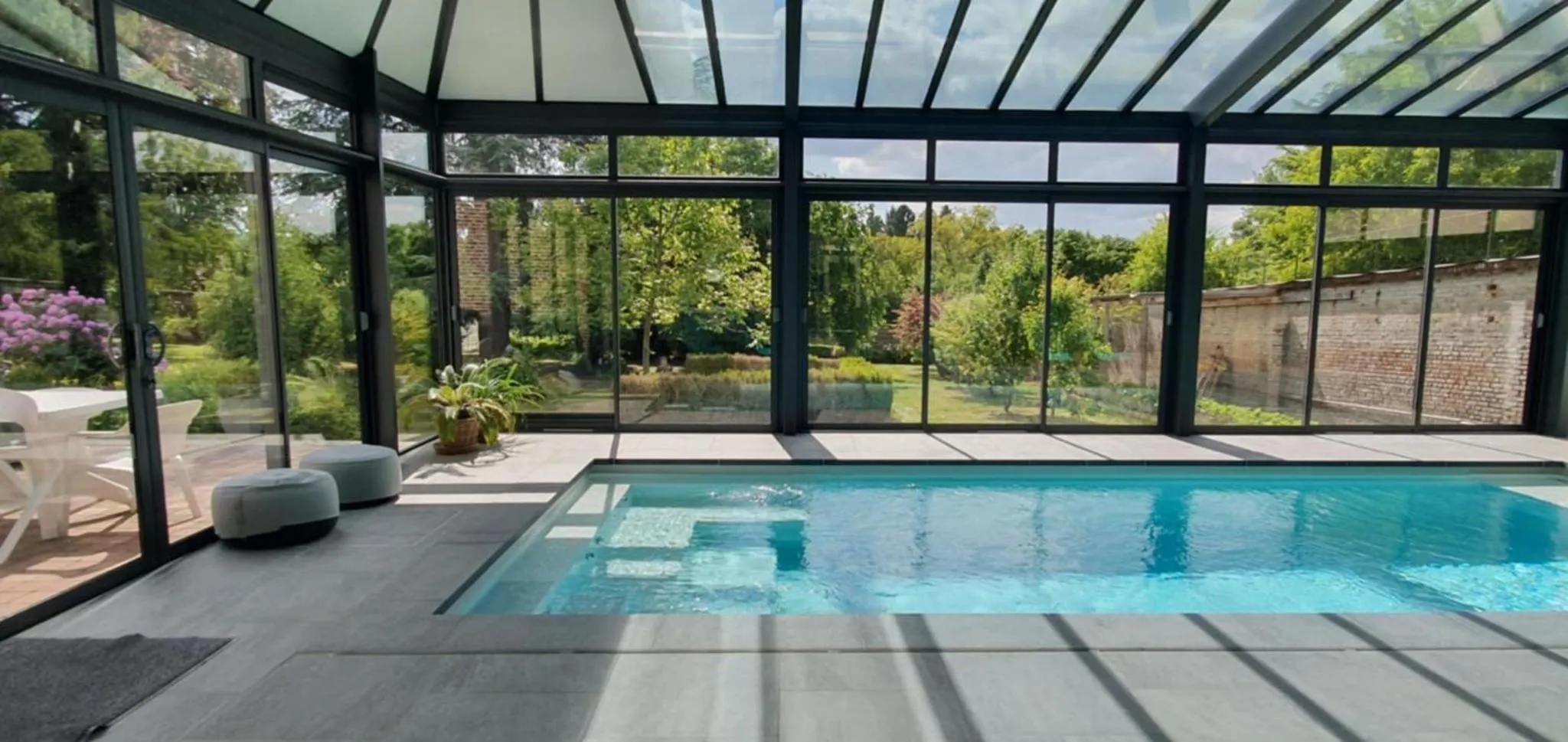 Garden view in Chambres d'Hôtes des Rouets