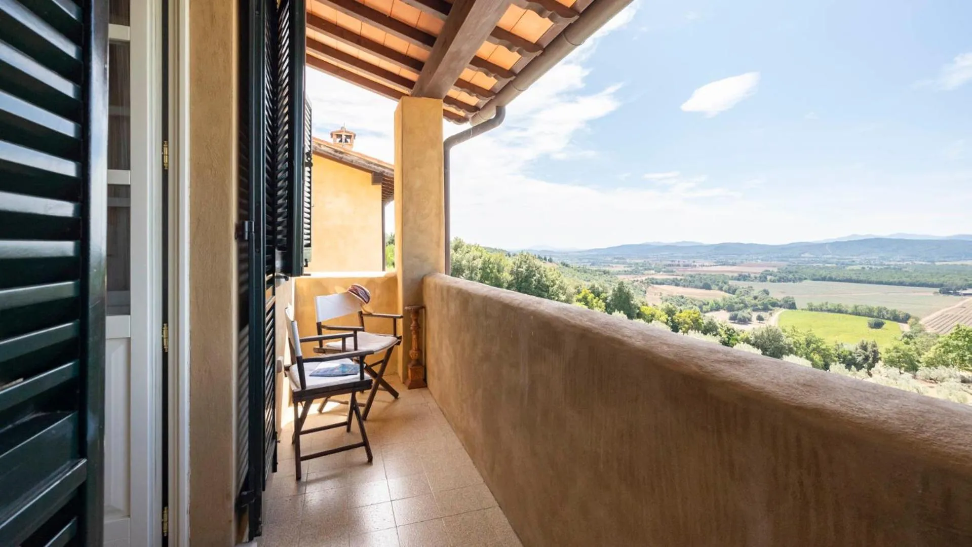 Balcony/Terrace in Tenuta il Sassone - Wine&Food