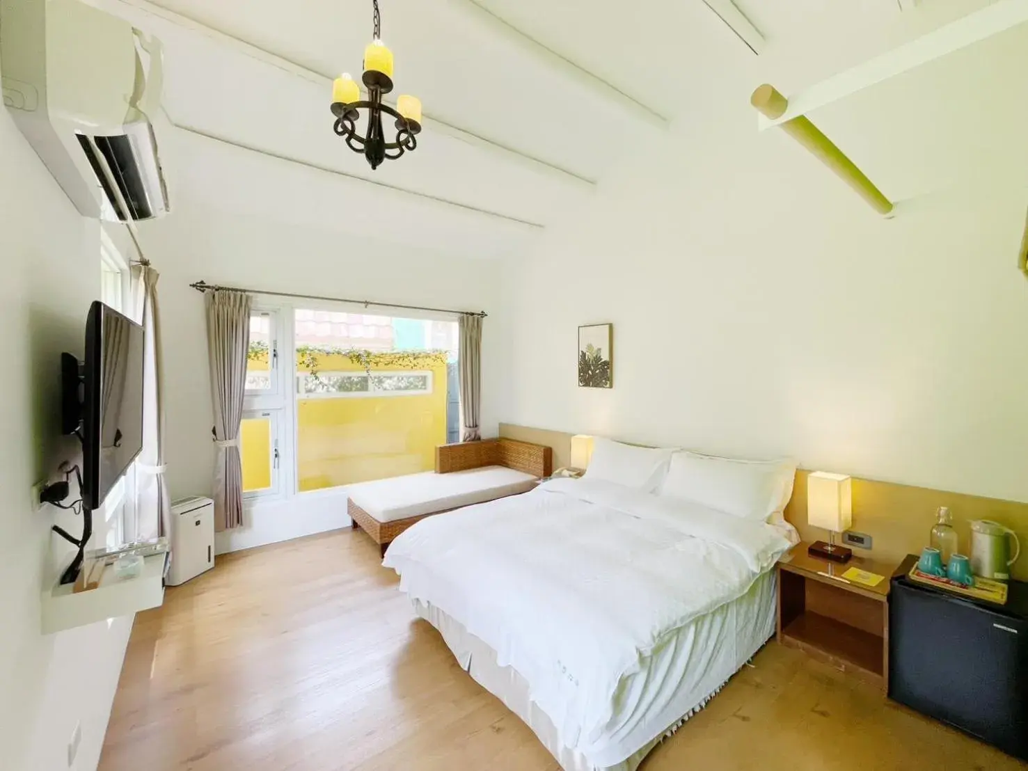 Bed in Alishan Tea Garden B&B Bed in Alishan Tea Garden B&B