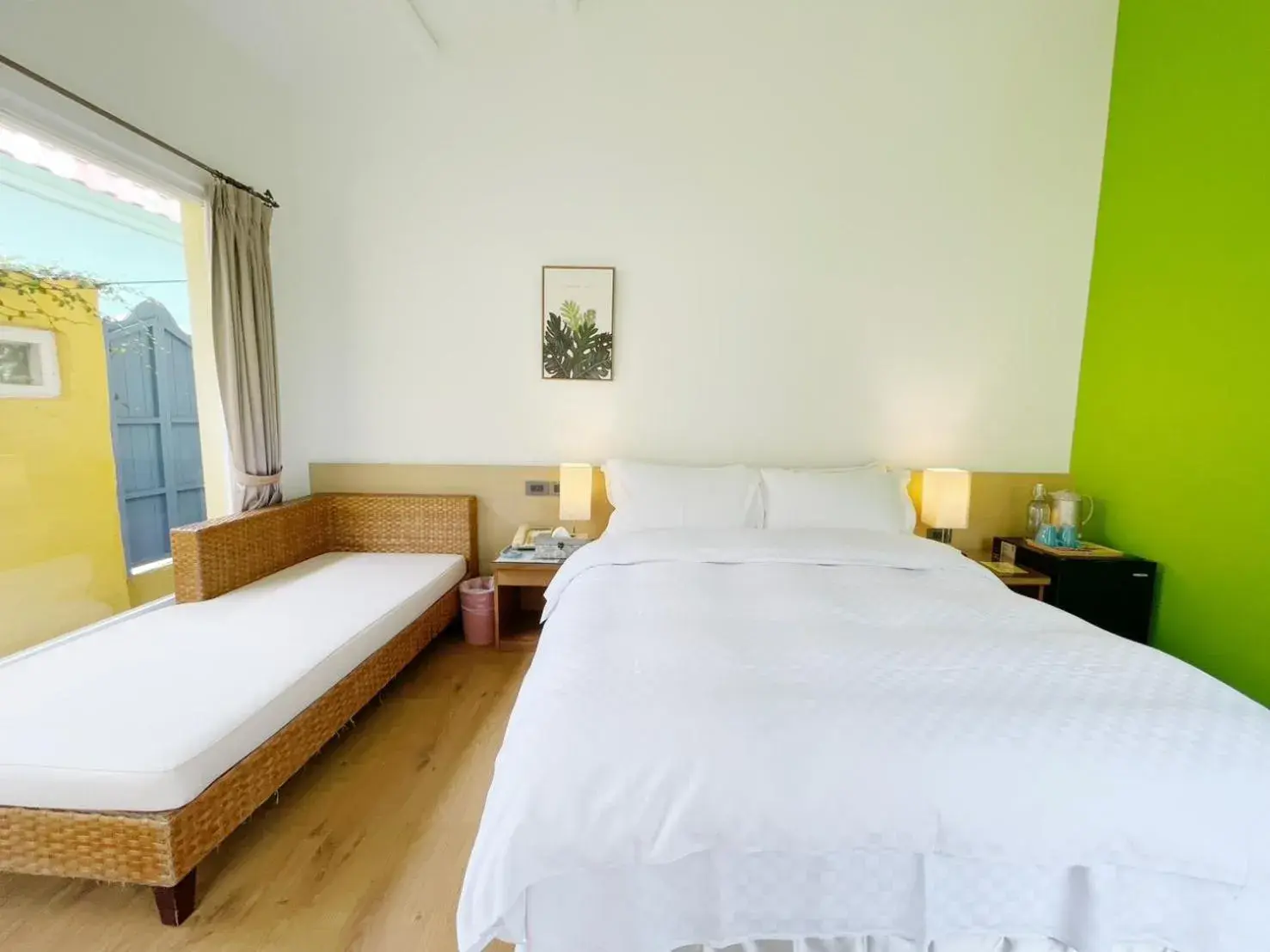 Bed in Alishan Tea Garden B&B Bed in Alishan Tea Garden B&B