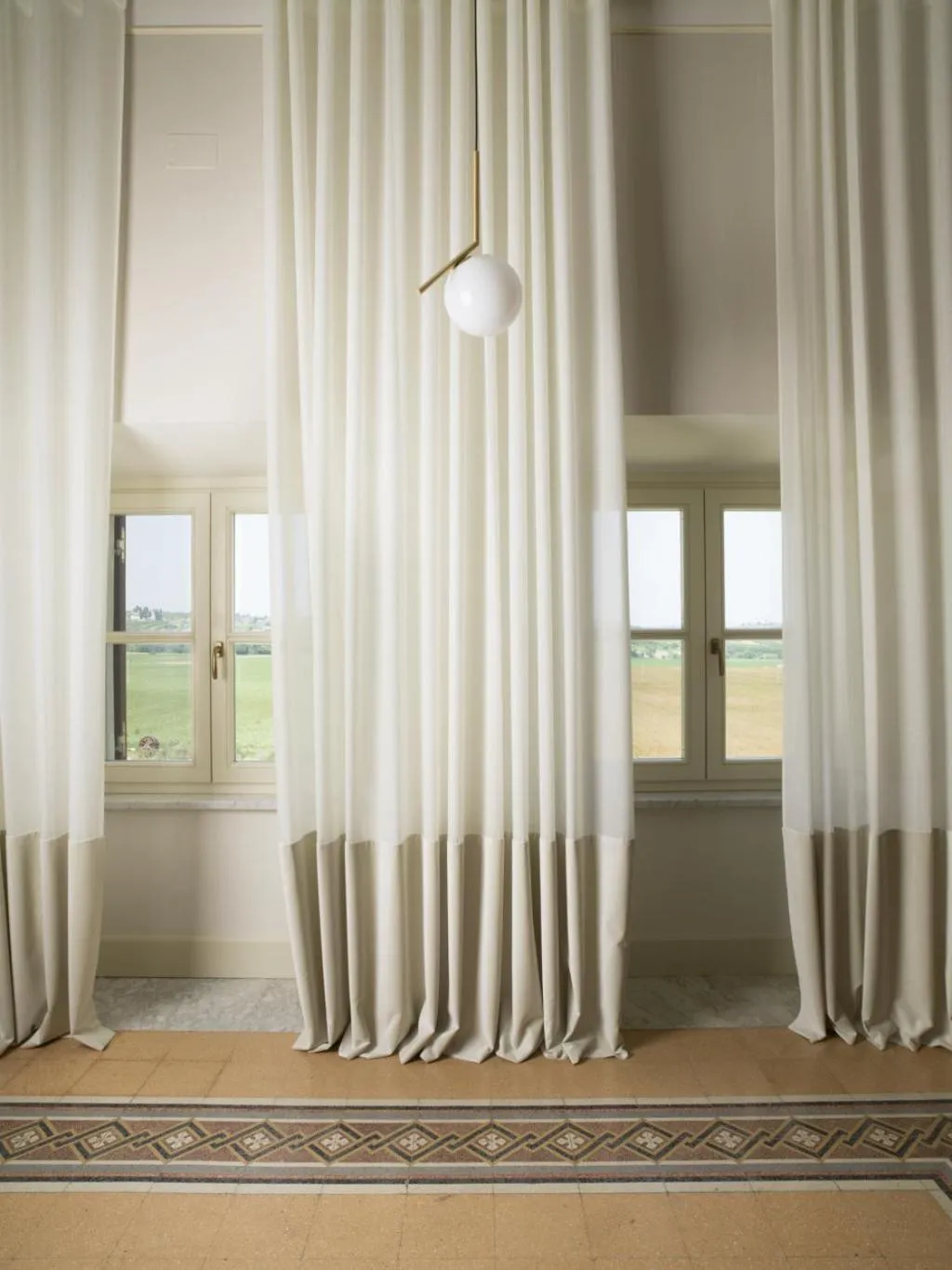 Decorative detail in Villa Corallo