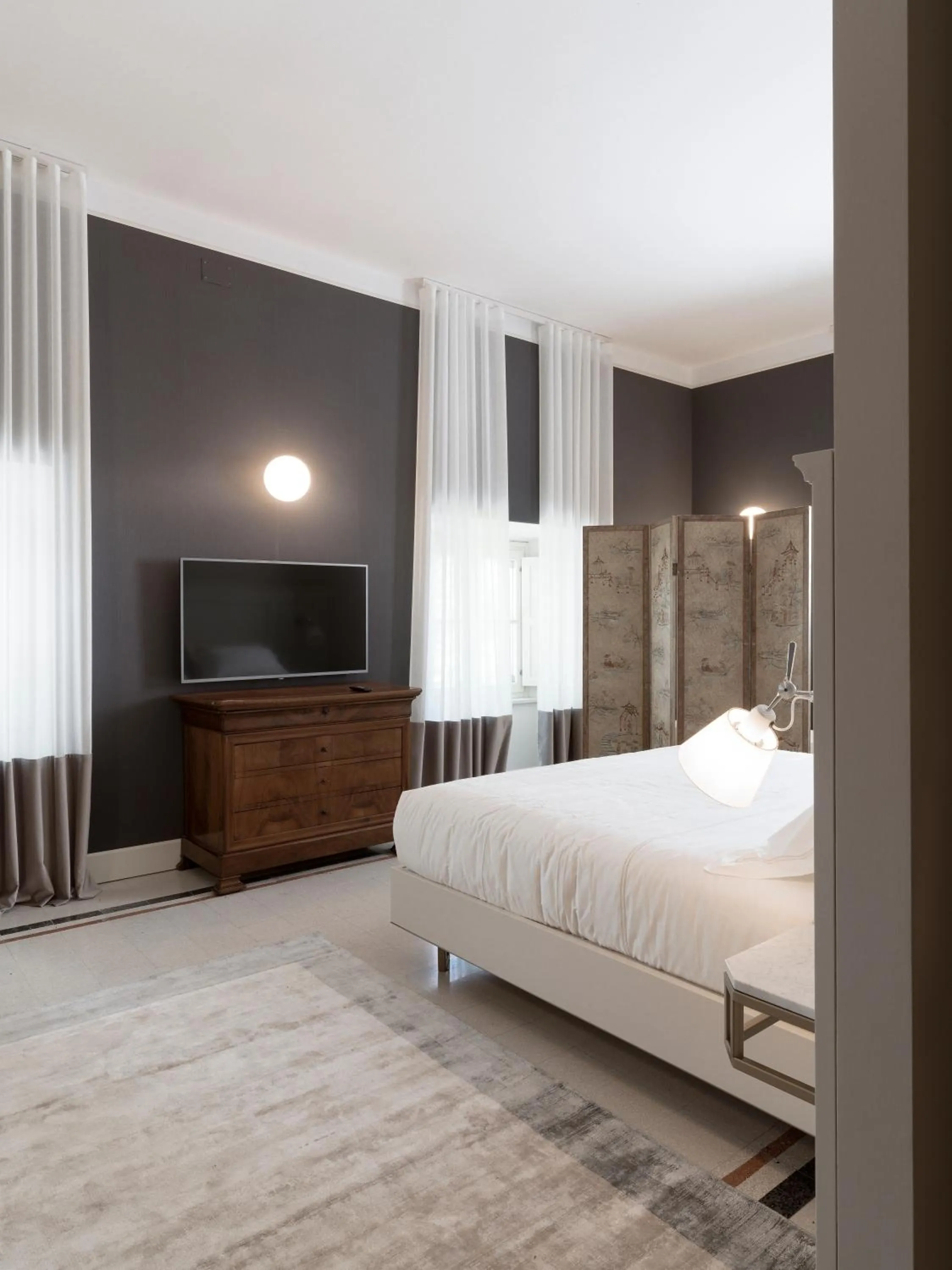 TV and multimedia, Bed in Villa Corallo