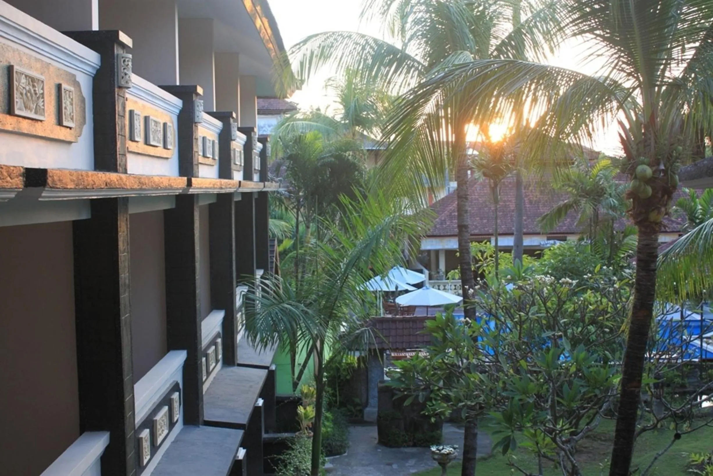 Garden in Bakung Beach Resort