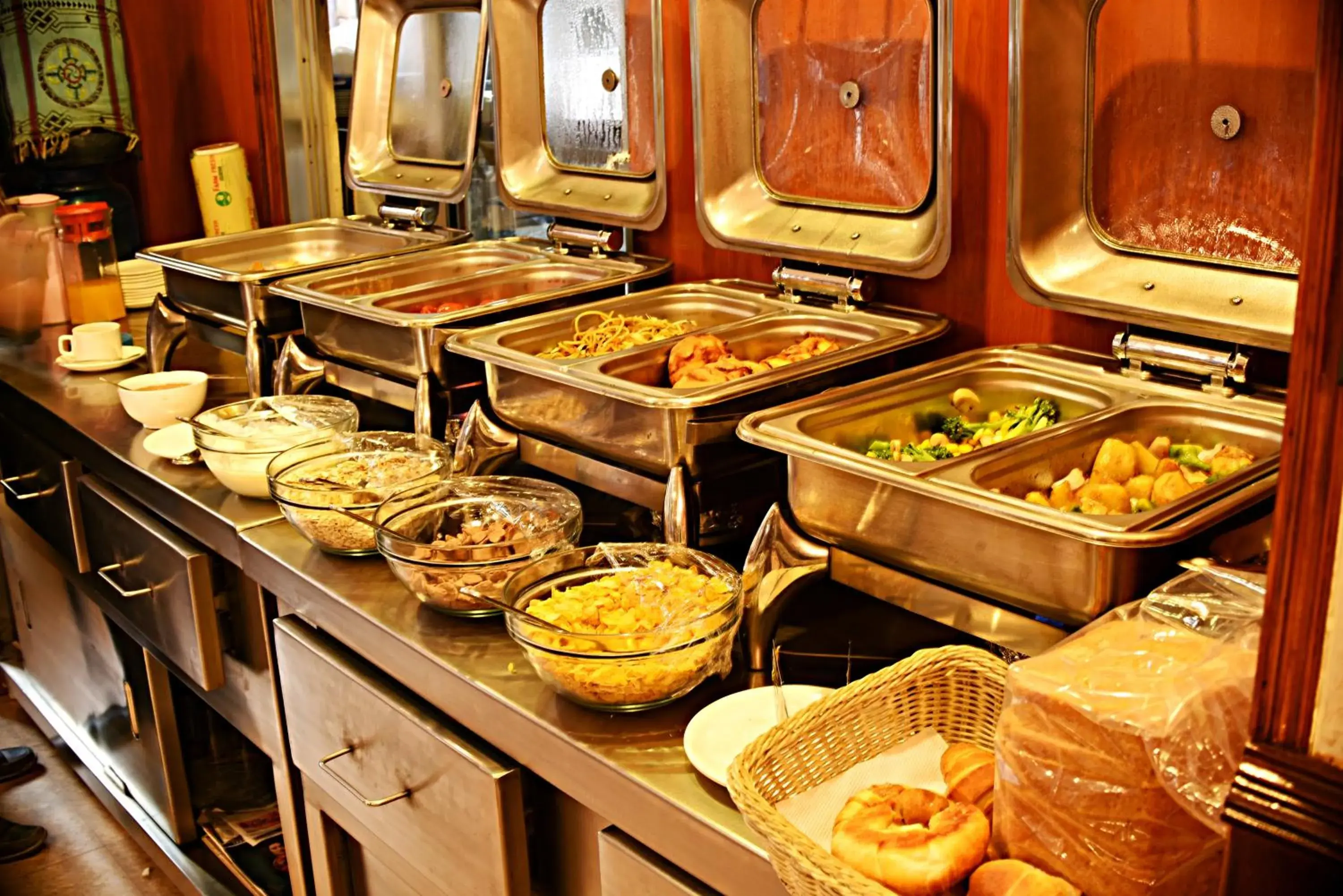Buffet breakfast in Hotel Friends Home Buffet breakfast in Hotel Friends Home