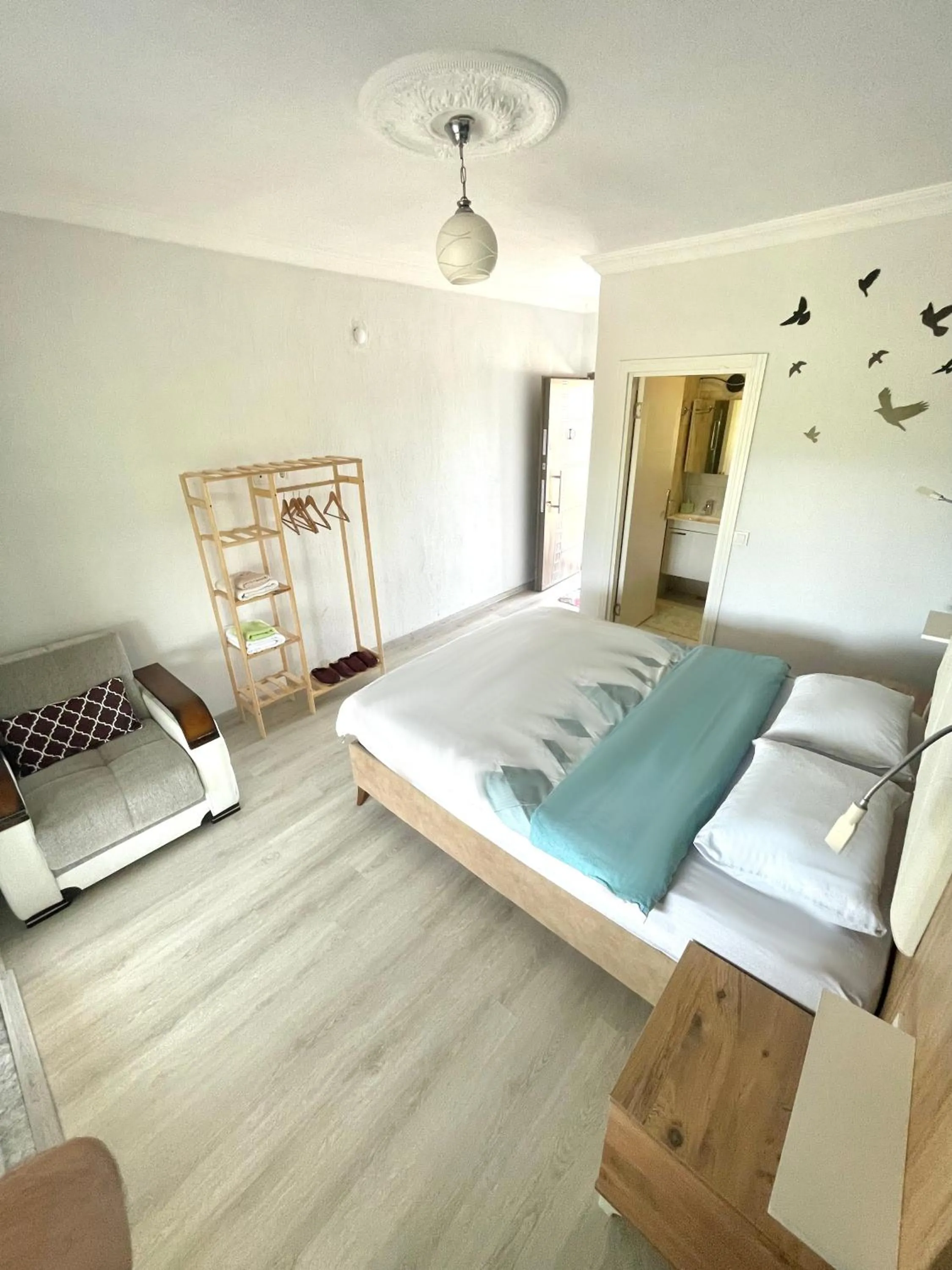 Bed in Airport Guest House