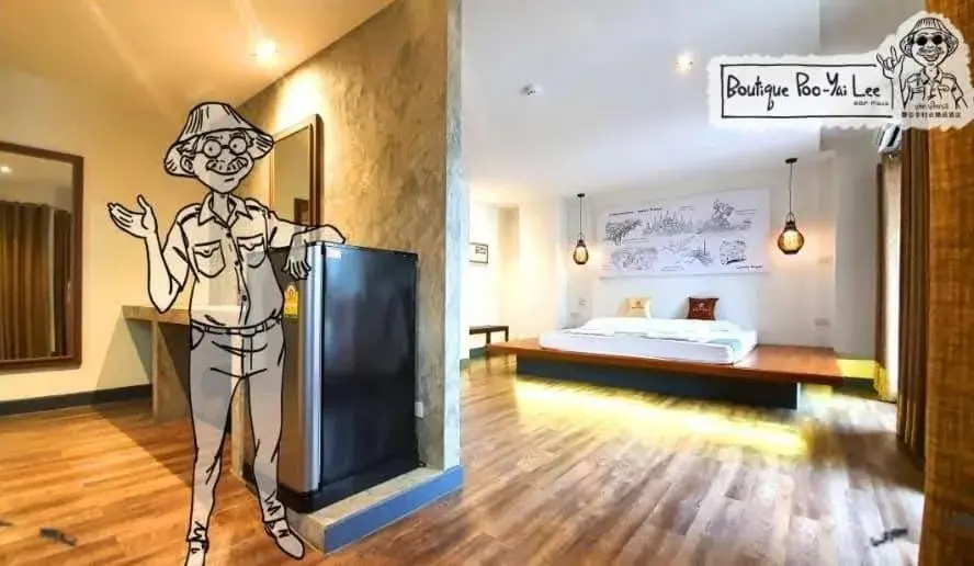 Bed in Boutique Poo-Yai Lee Bed in Boutique Poo-Yai Lee