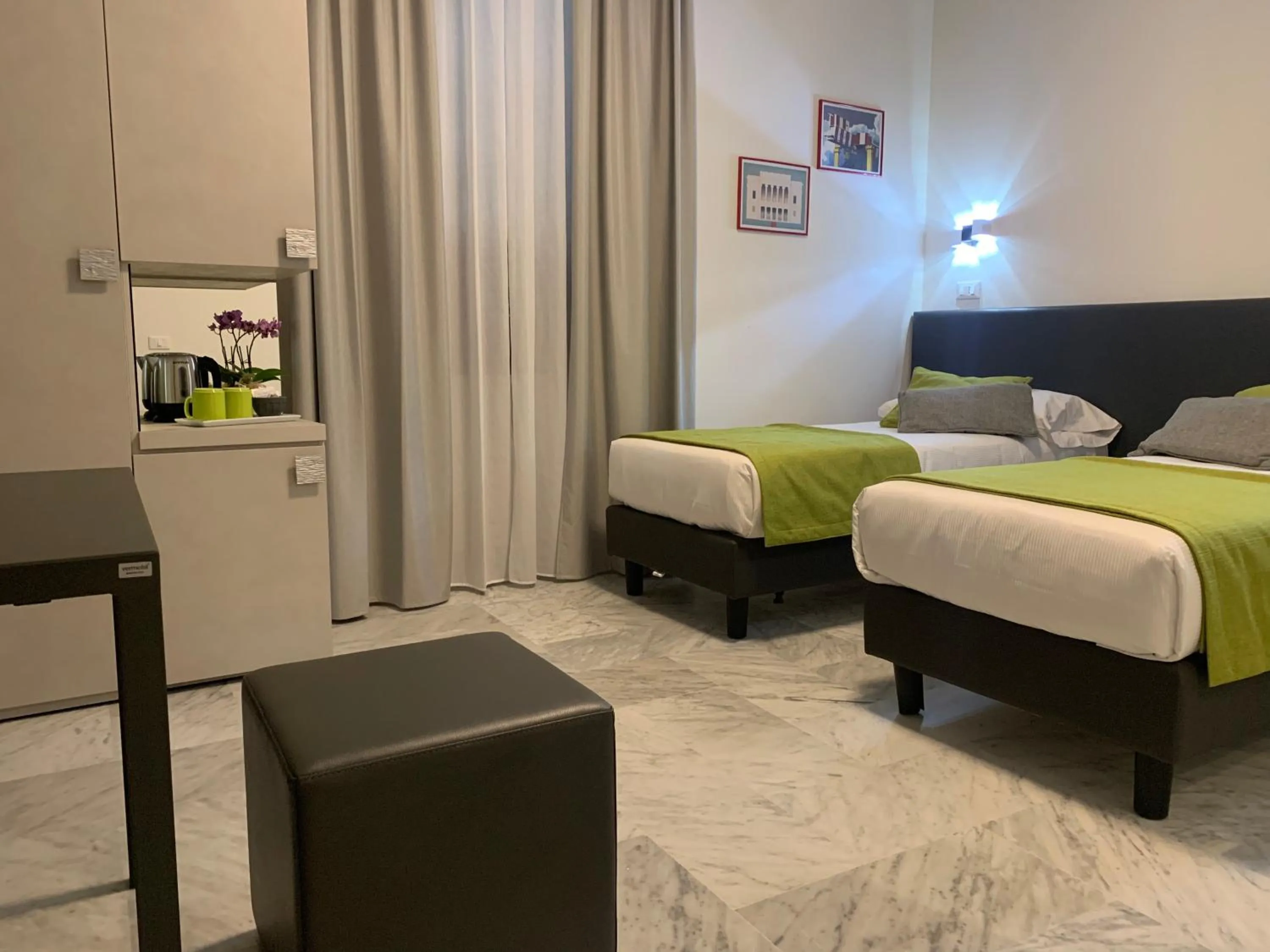 Photo of the whole room, Bed in Mikeme