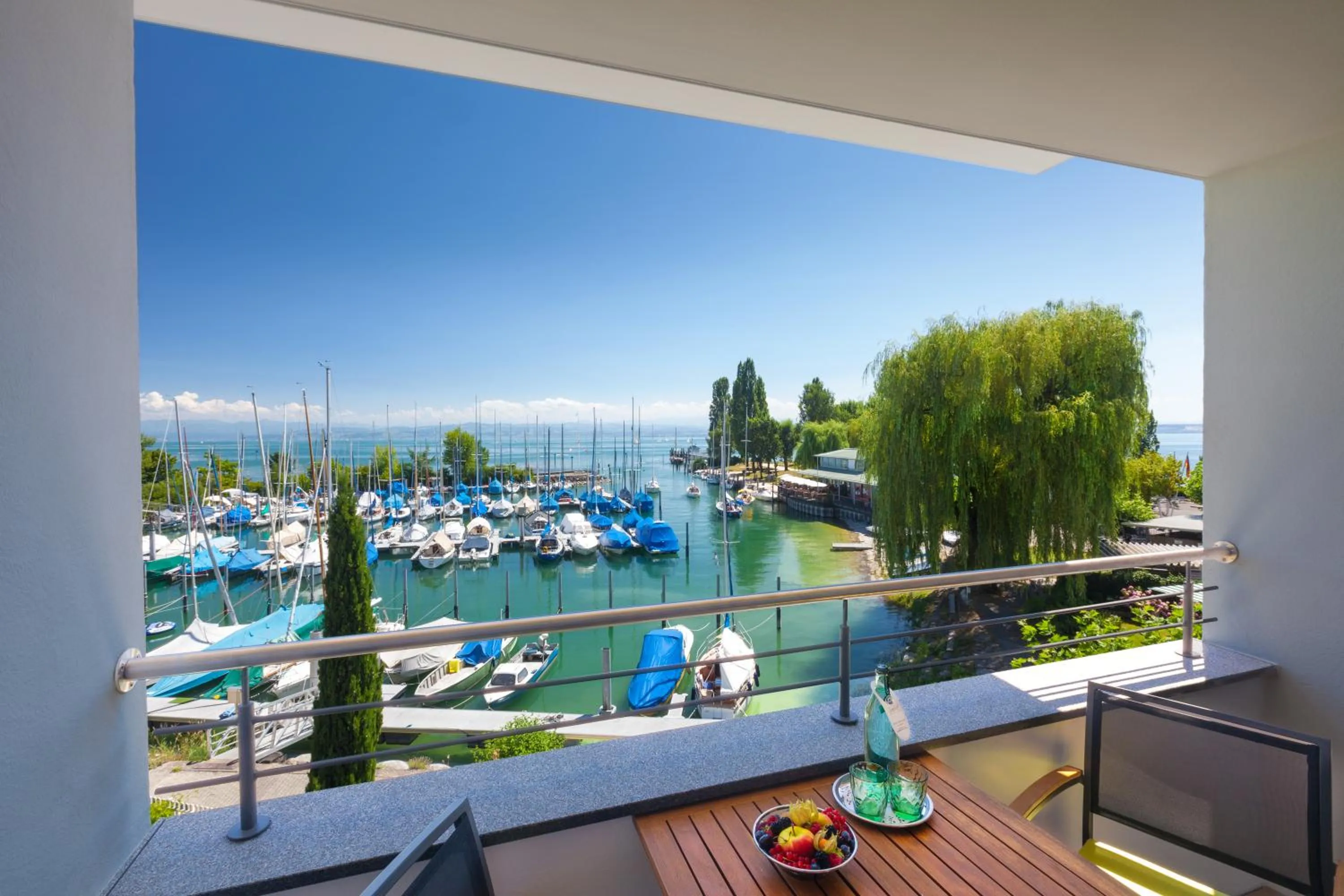 Lake view in Hotel Seehof