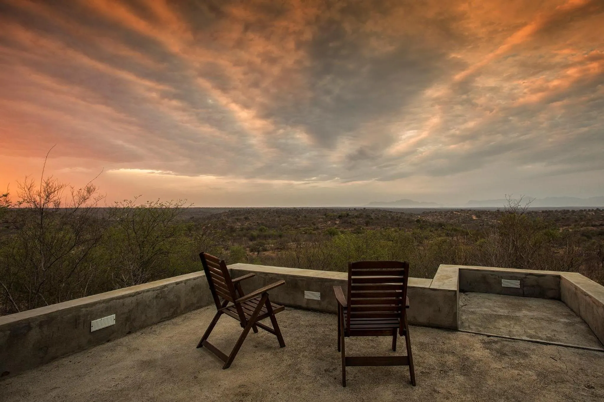 Balcony/Terrace in isiLimela Game Lodge
