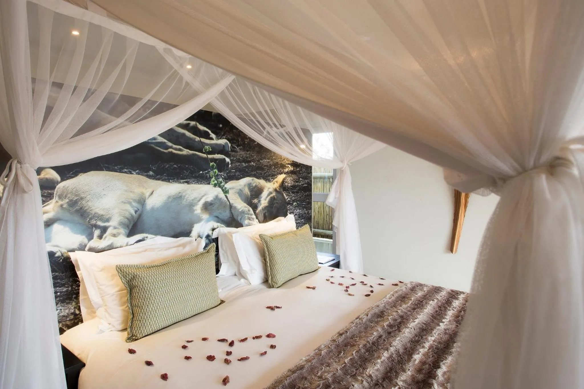 Bed in isiLimela Game Lodge