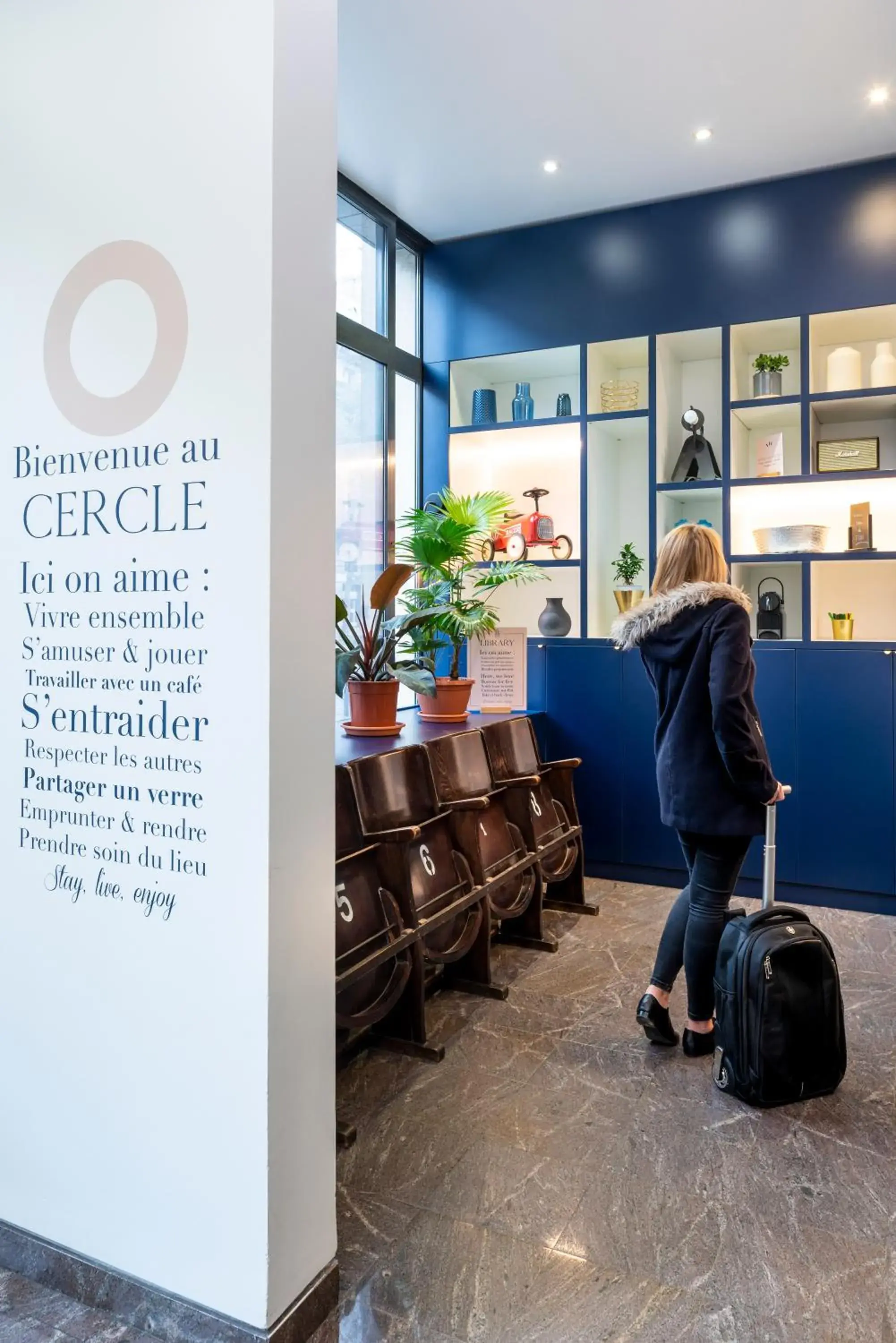 Lobby or reception in Aparthotel Adagio Paris Haussmann Champs Elysées Lobby or reception in Aparthotel Adagio Paris Haussmann Champs Elysées