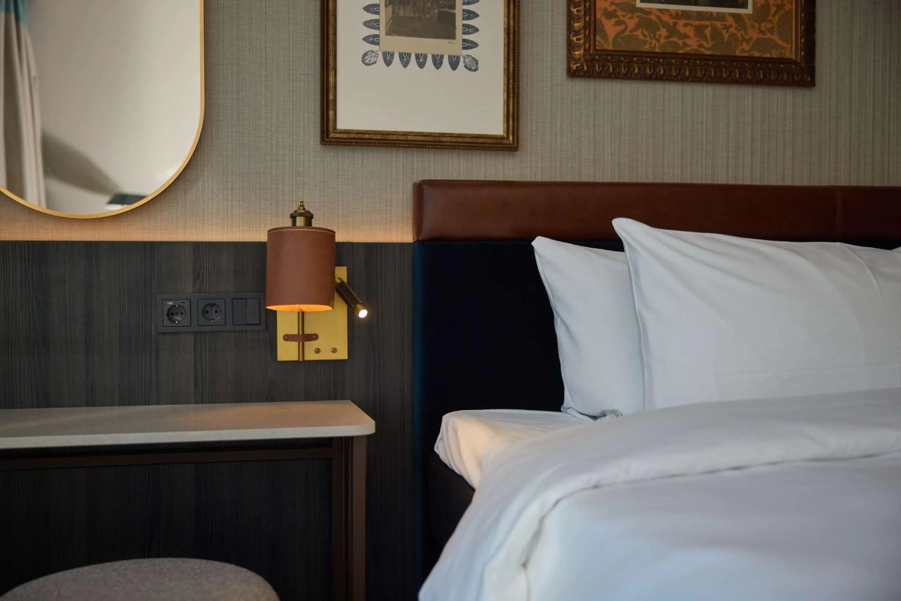 Bed in Haven Hotel Rotterdam, Curio Collection by Hilton