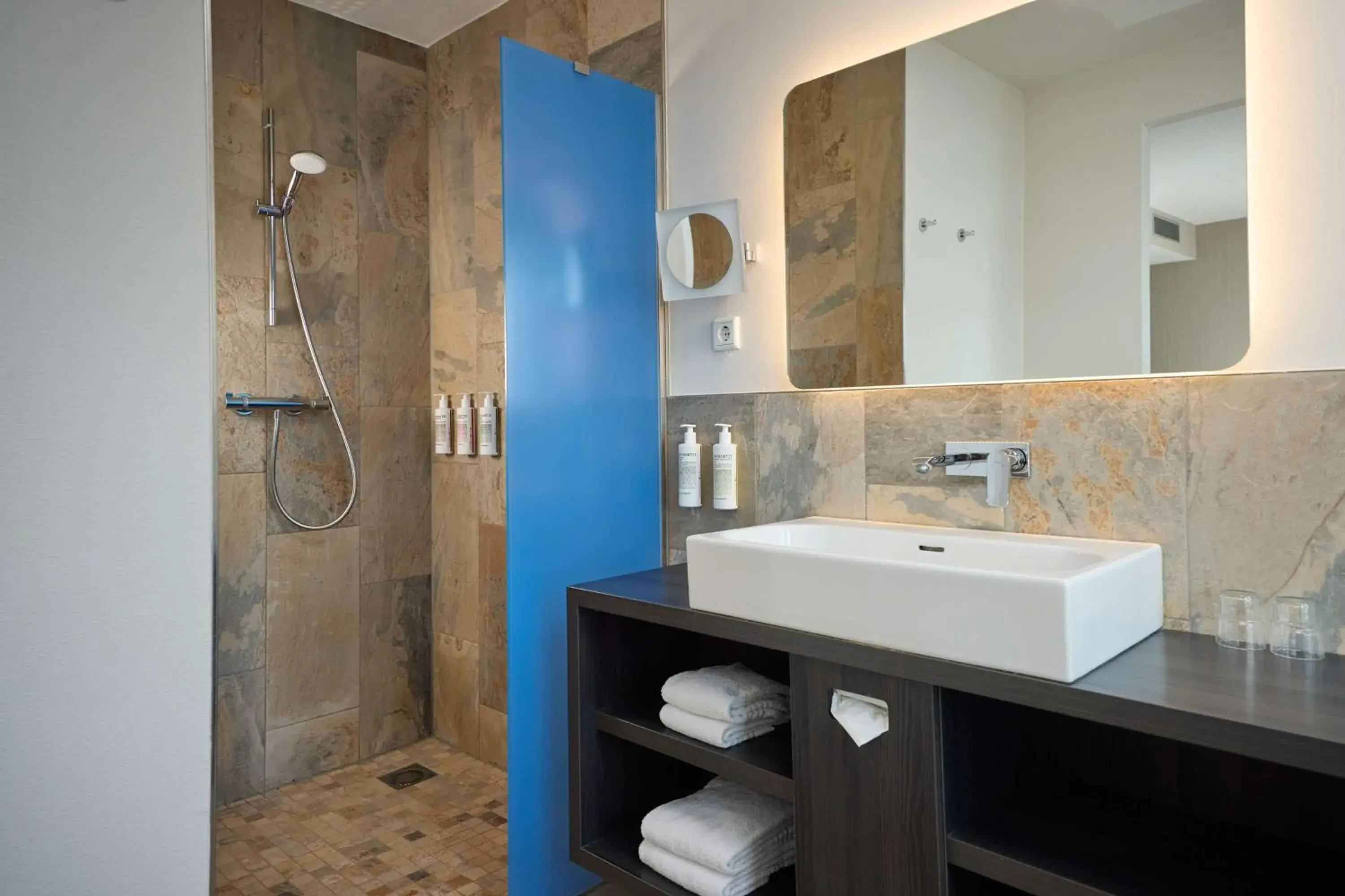 Bathroom in Haven Hotel Rotterdam, Curio Collection by Hilton Bathroom in Haven Hotel Rotterdam, Curio Collection by Hilton