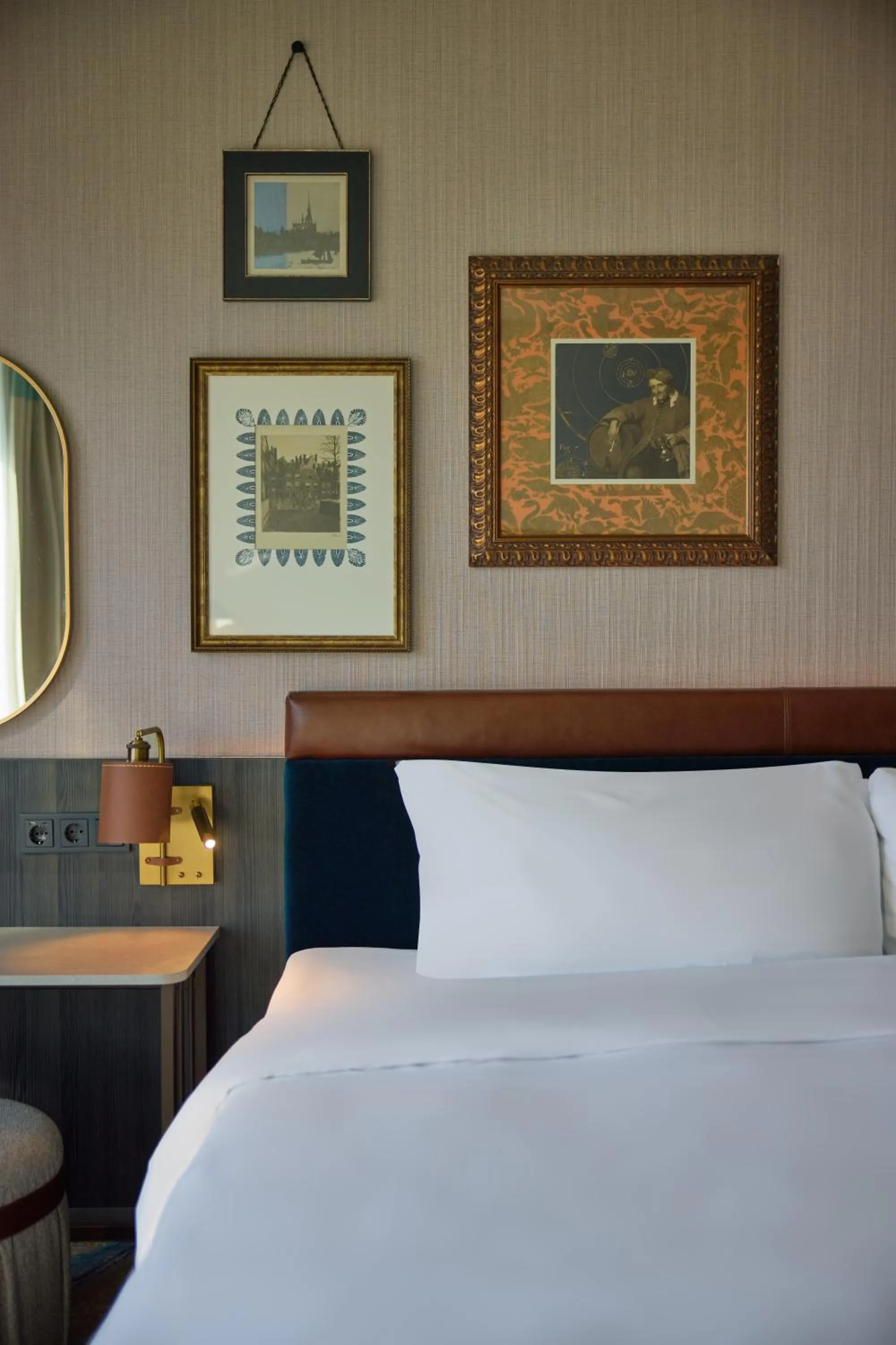 Bedroom, Bed in Haven Hotel Rotterdam, Curio Collection by Hilton