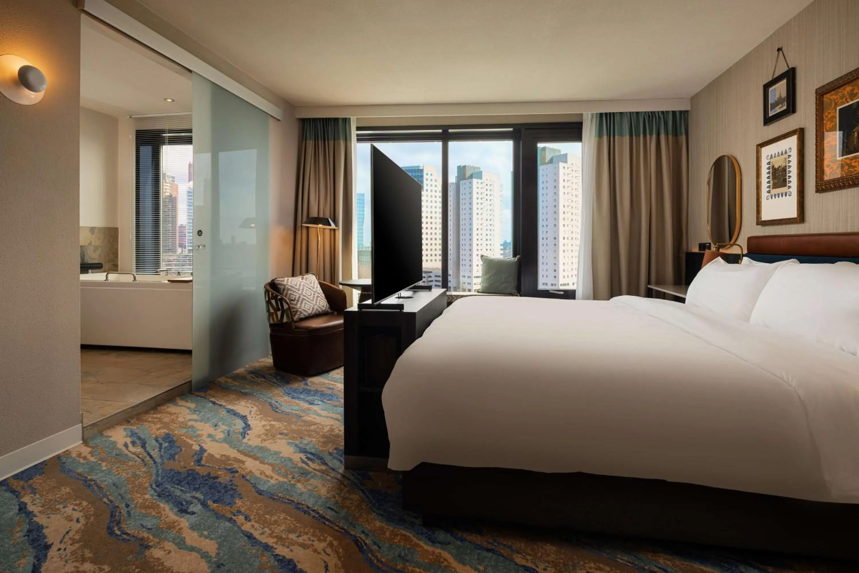 Bed in Haven Hotel Rotterdam, Curio Collection by Hilton