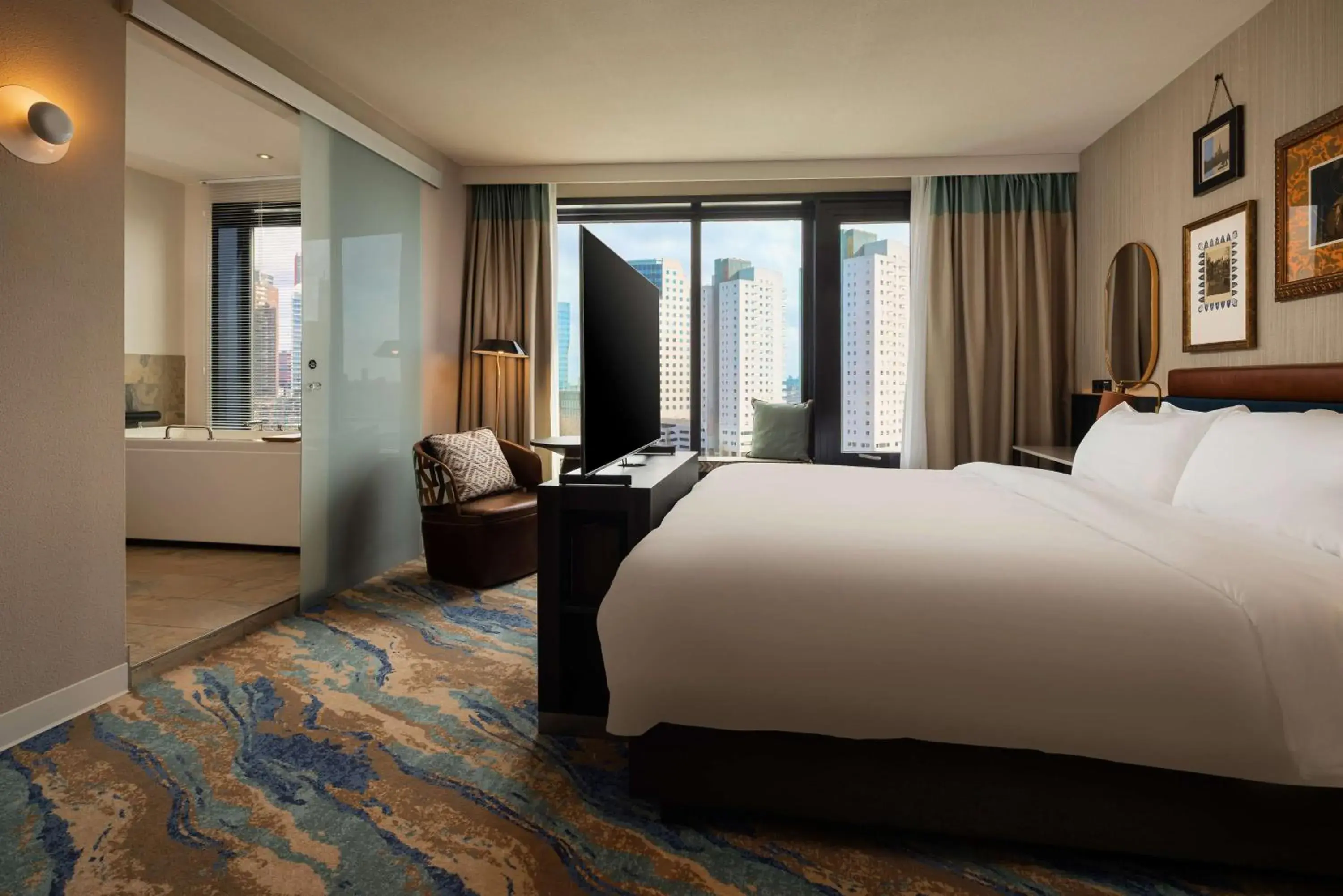 Bed in Haven Hotel Rotterdam, Curio Collection by Hilton Bed in Haven Hotel Rotterdam, Curio Collection by Hilton