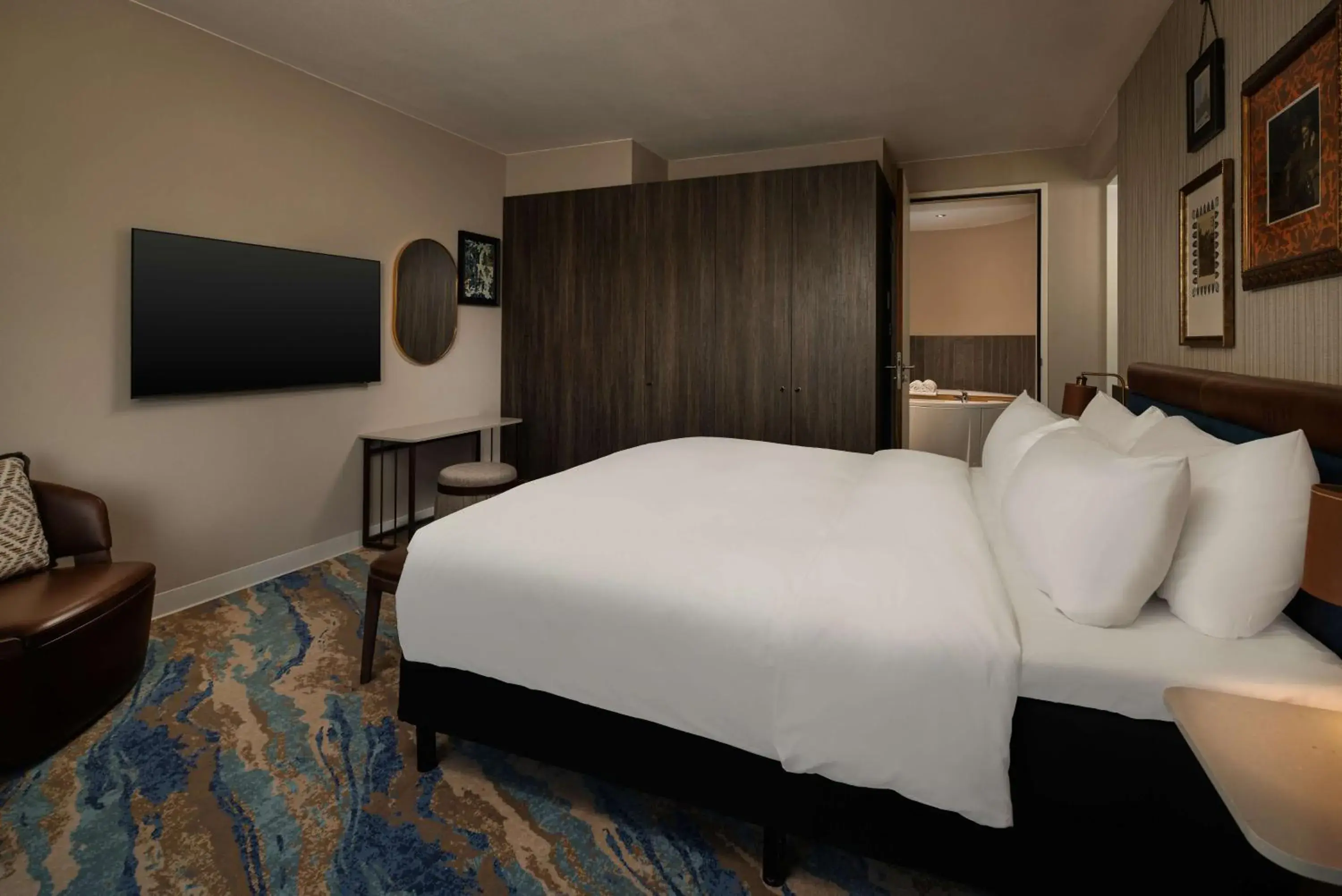 Bed in Haven Hotel Rotterdam, Curio Collection by Hilton Bed in Haven Hotel Rotterdam, Curio Collection by Hilton