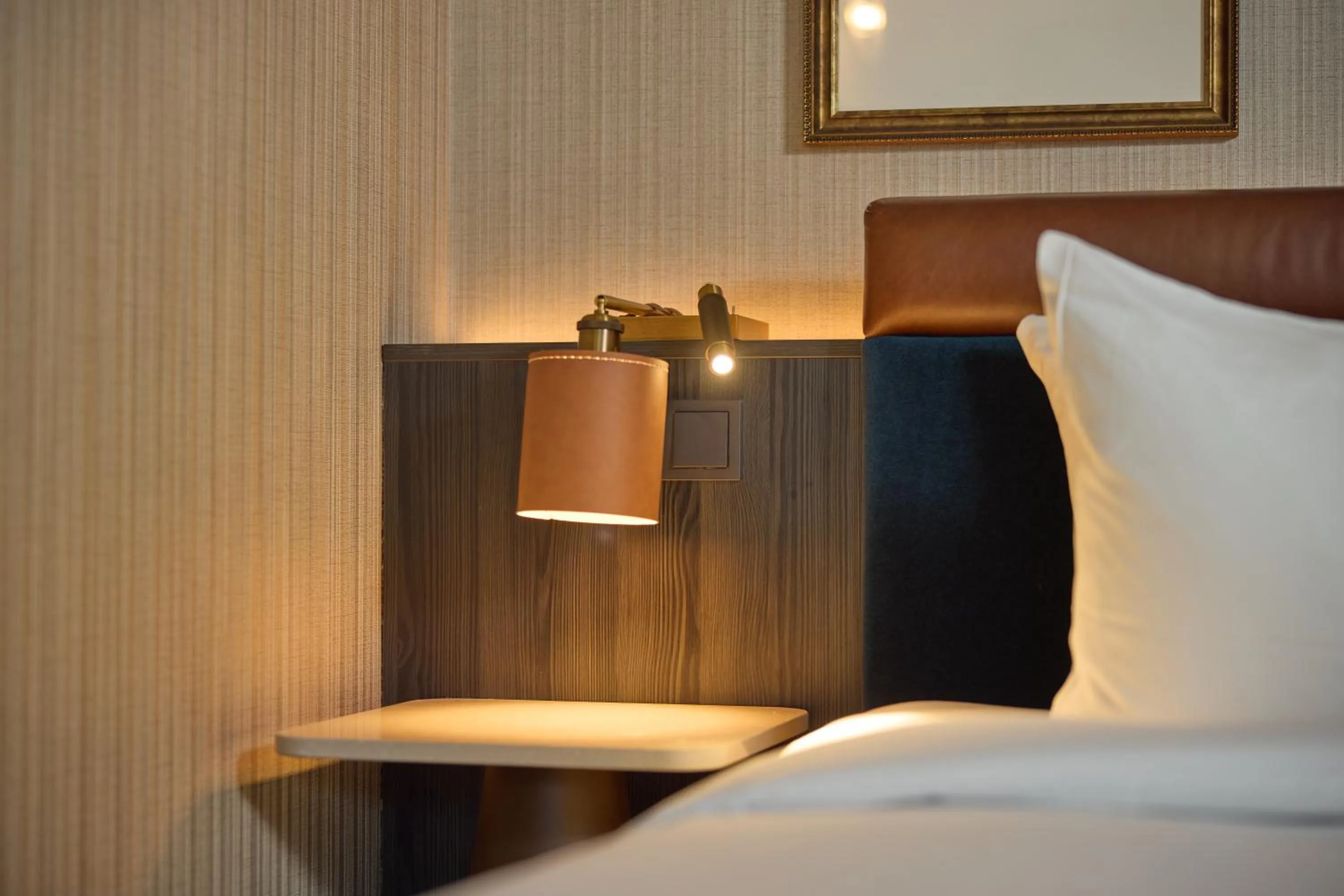 Bedroom, Bed in Haven Hotel Rotterdam, Curio Collection by Hilton