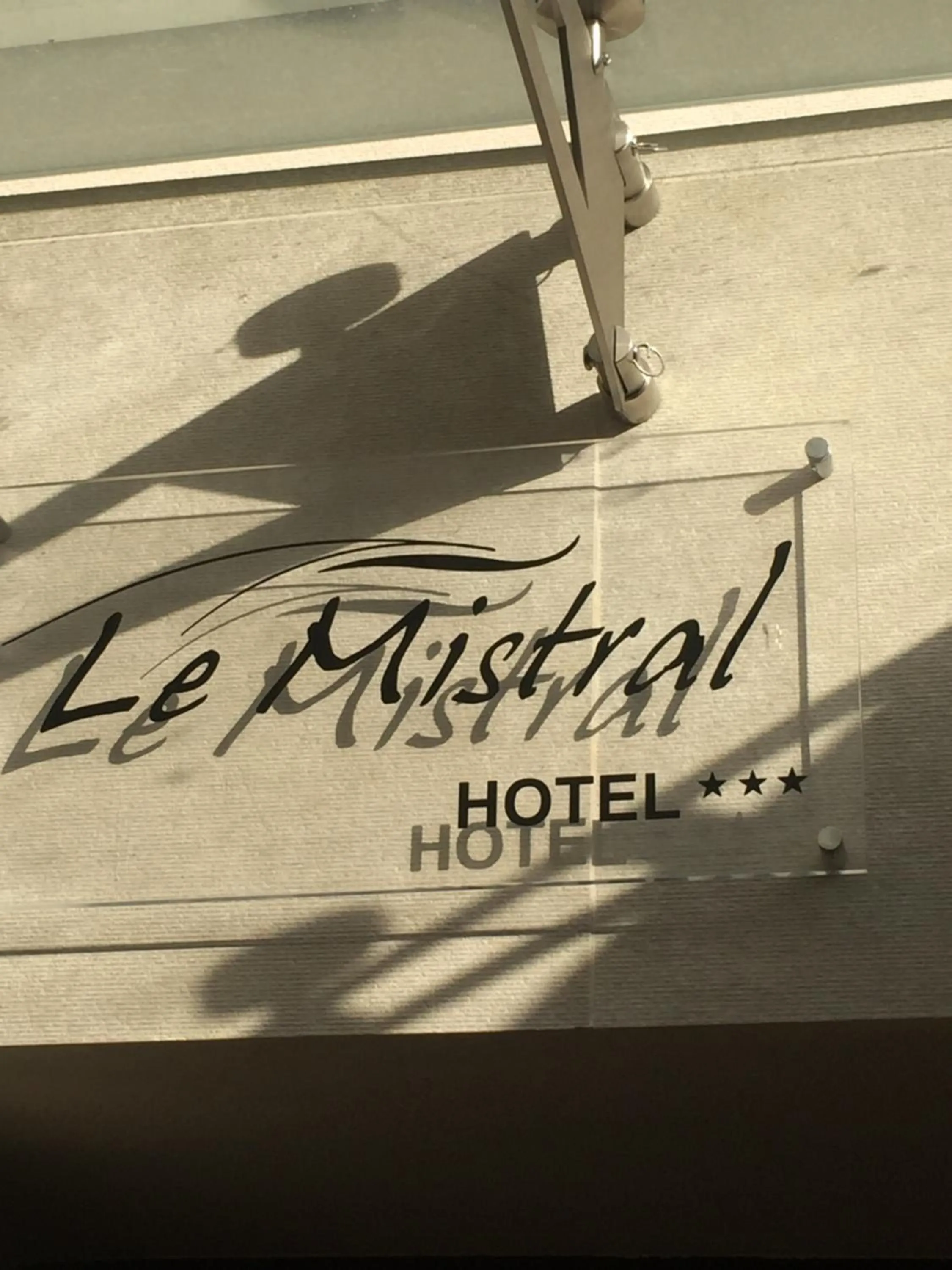 Property logo or sign in Hotel Le Mistral