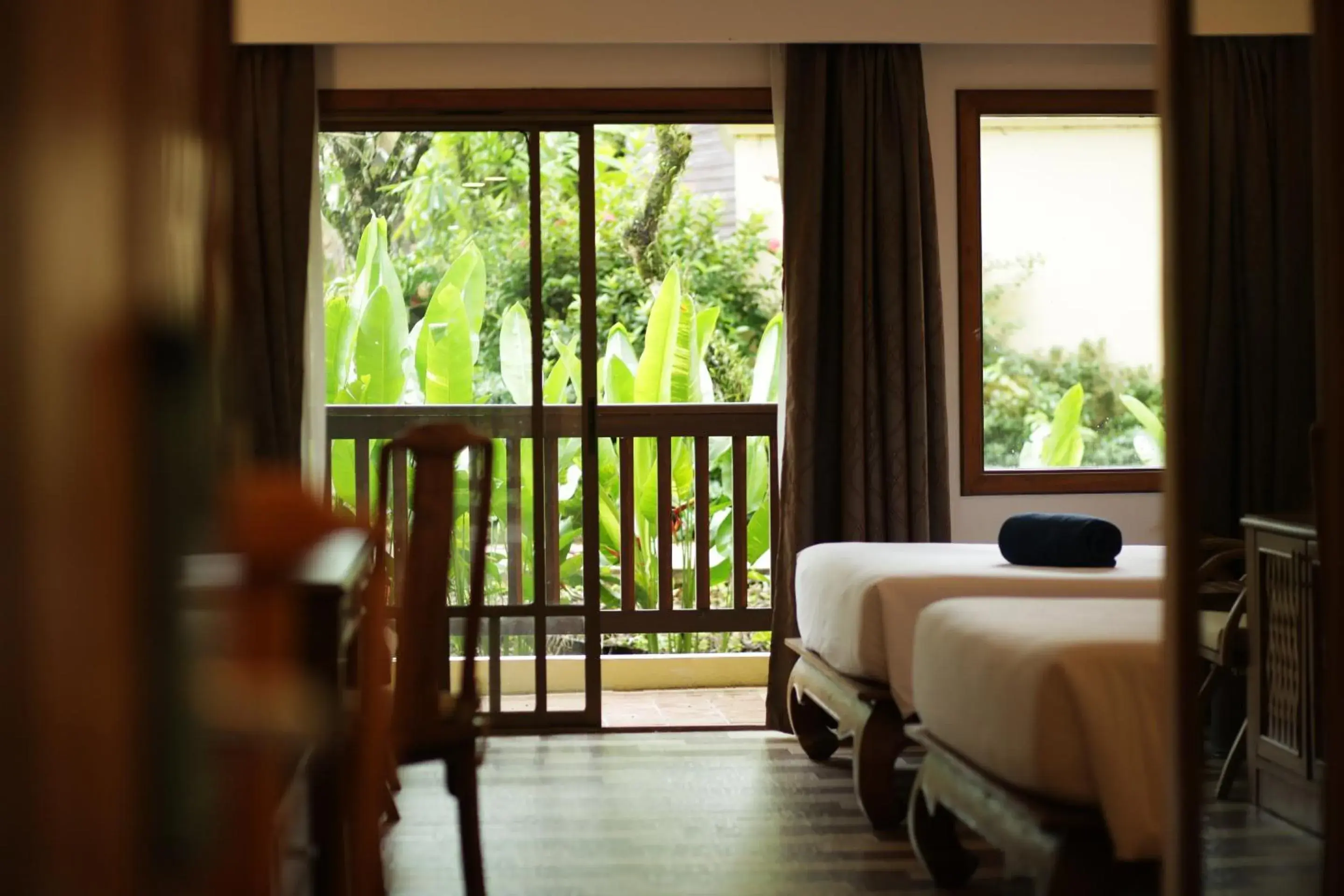 Balcony/Terrace, Bed in Seaview Resort Khao Lak - SHA Plus Balcony/Terrace, Bed in Seaview Resort Khao Lak - SHA Plus