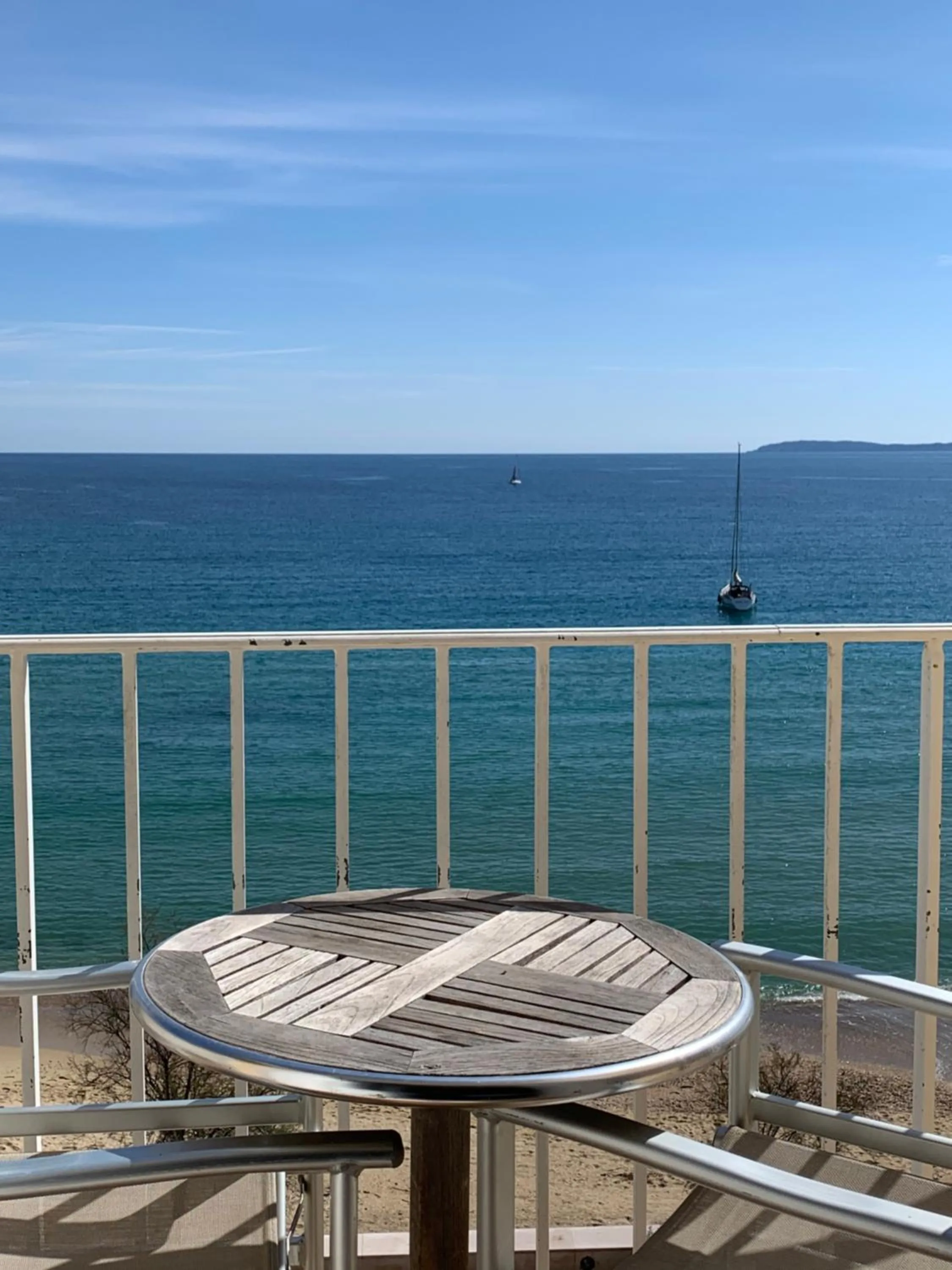 Balcony/Terrace in Hôtel Beau Rivage